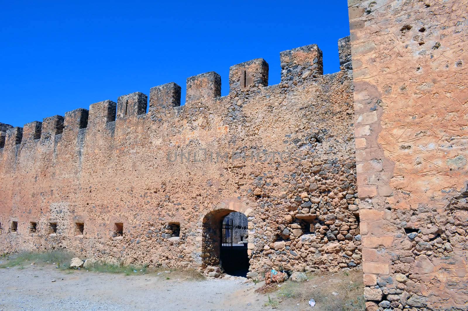 Travel photography: Frangocastello: venetian castle on the south coast of Crete