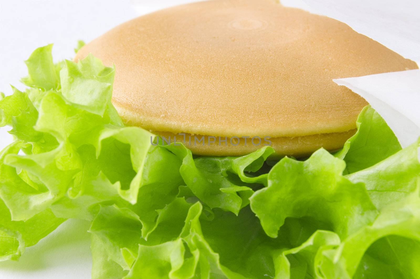 pancake with fresh vegetable 