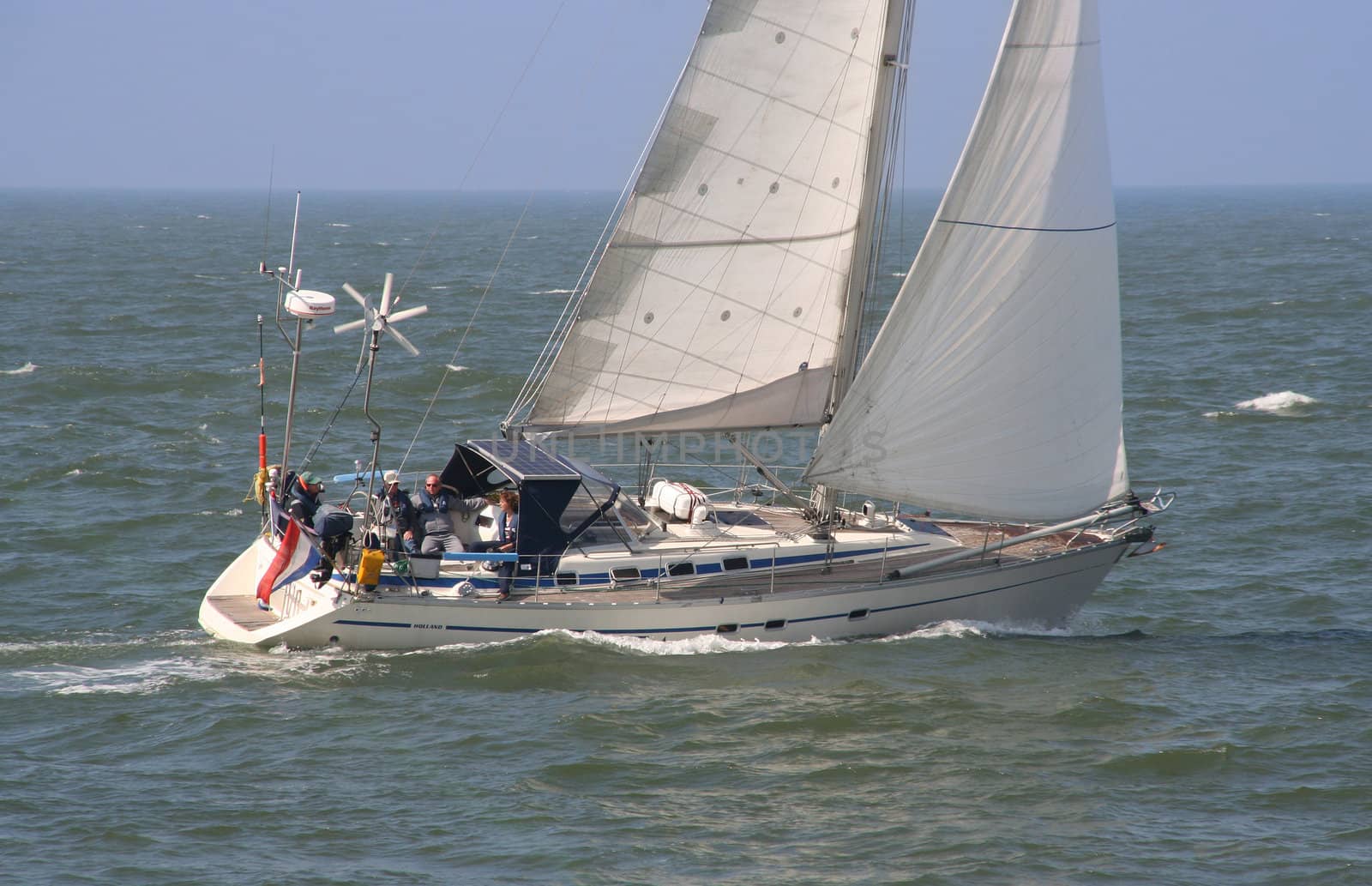 Sailboat at sea