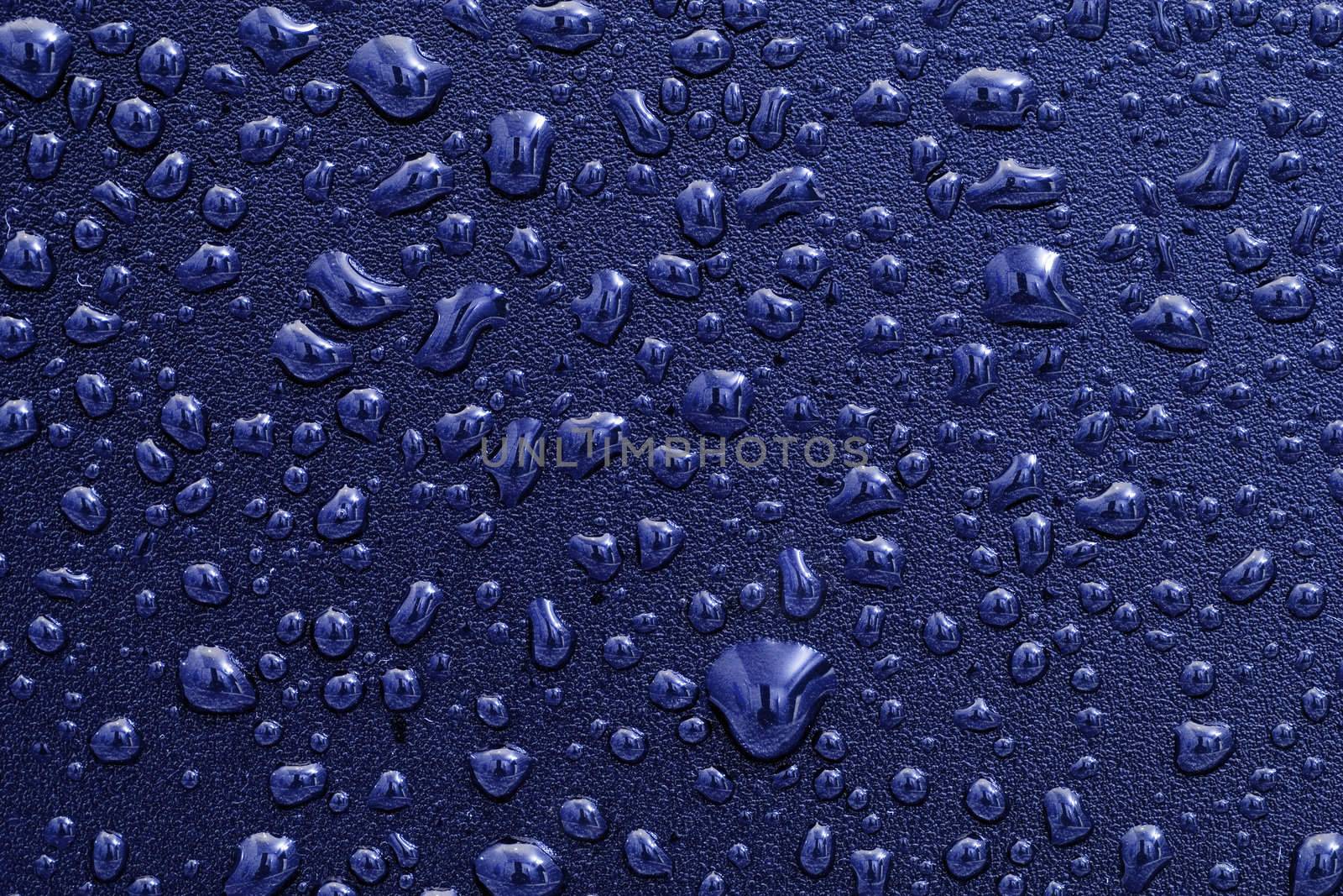 drops of pure water photographed while driving