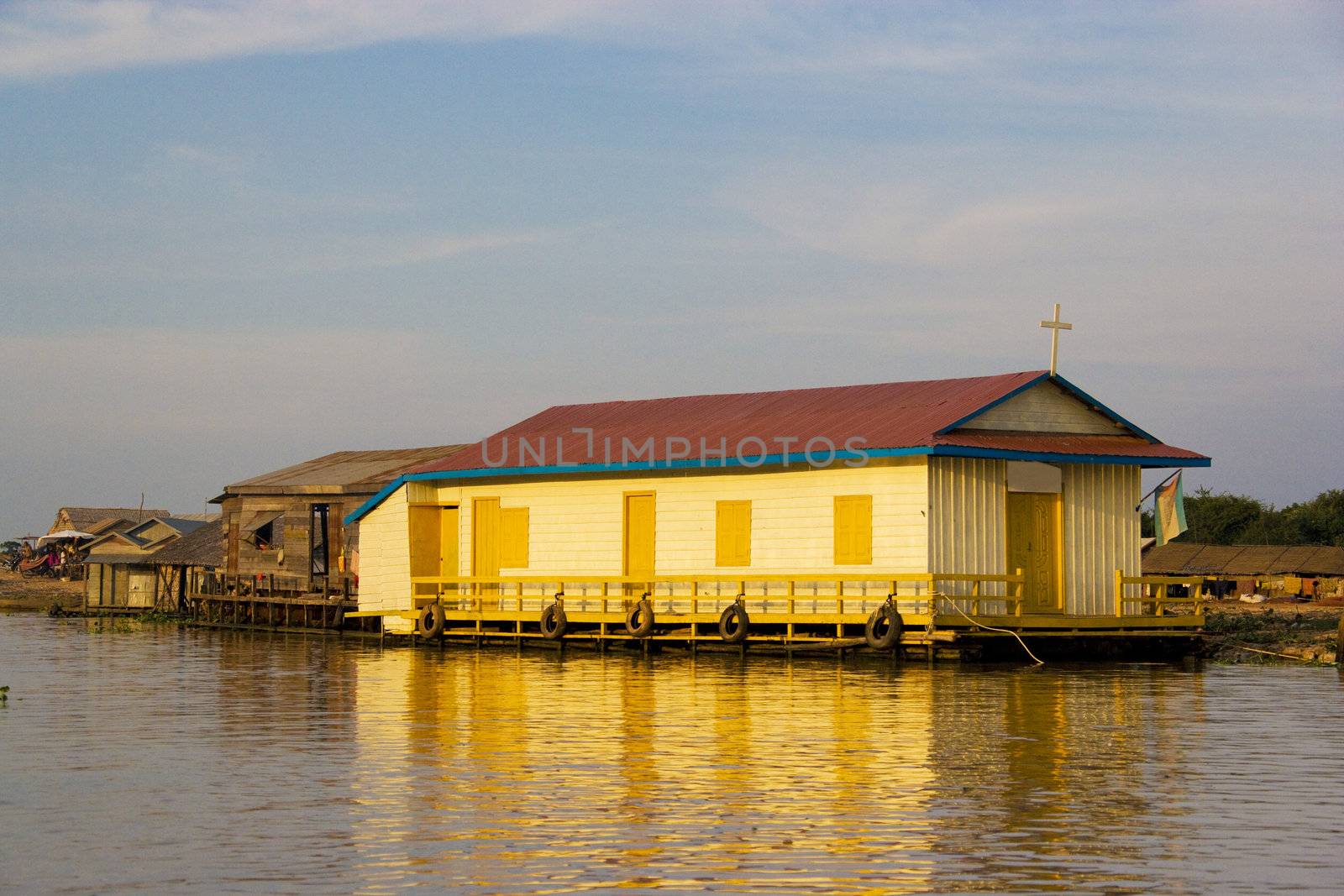 Floating Church, Cambodia by shariffc