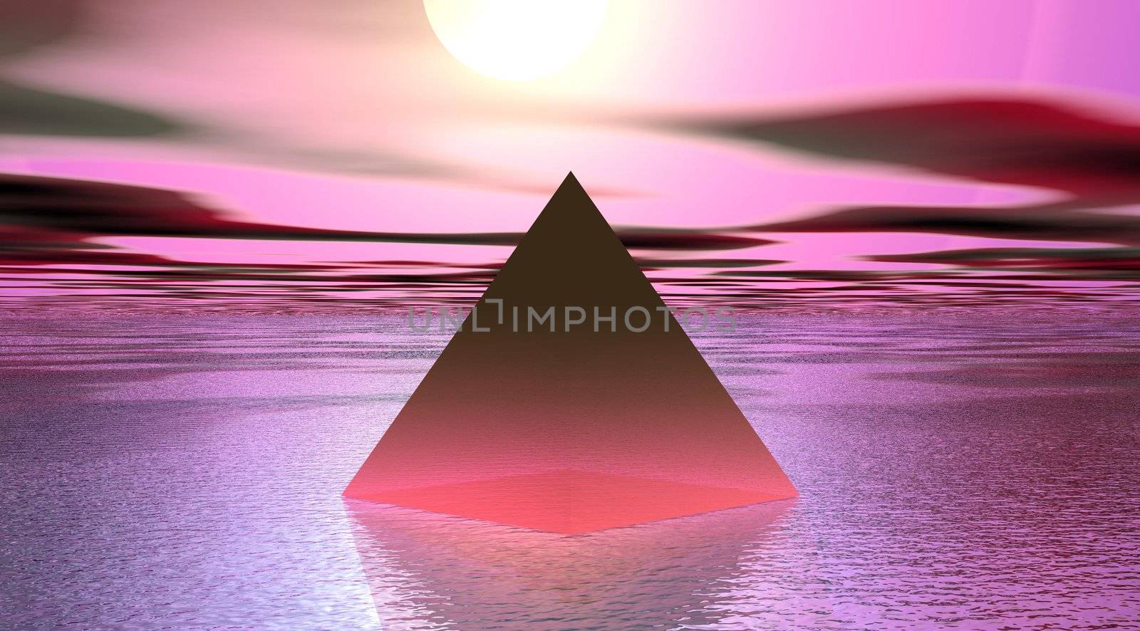 pyramid pink by mariephotos