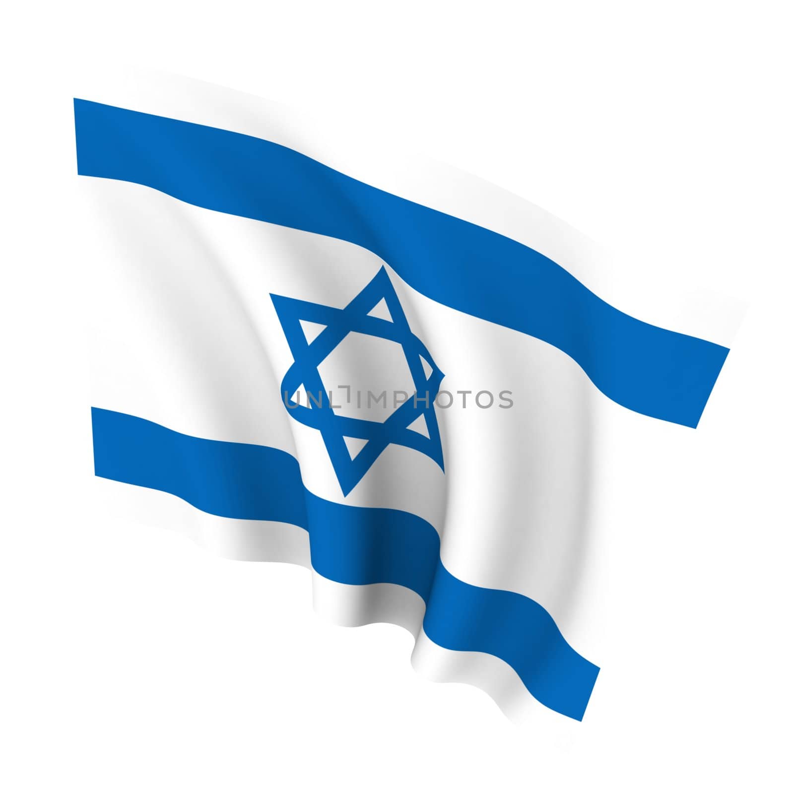 Beautiful flag on a white background