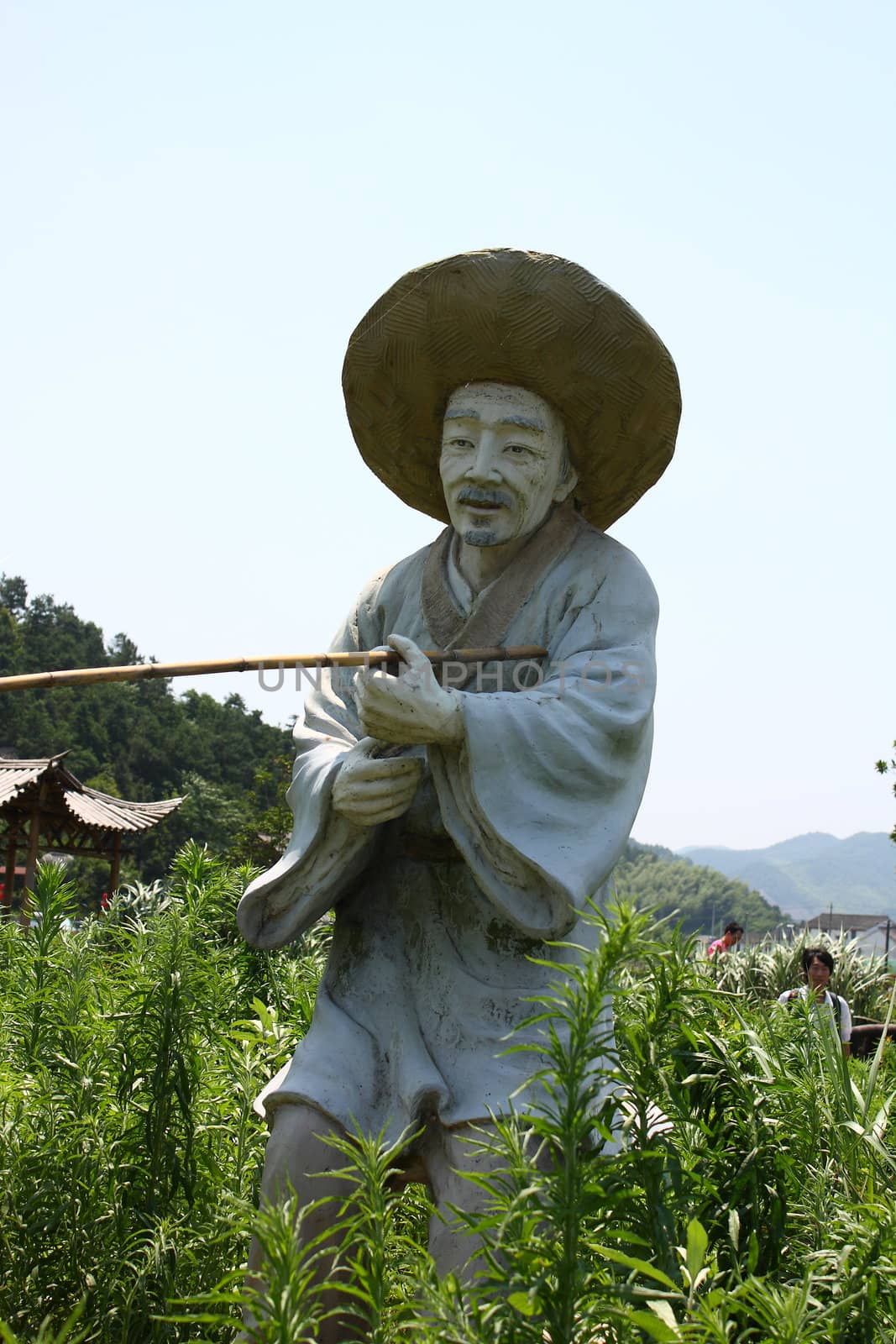 Fisherman's sculpture by limengdi