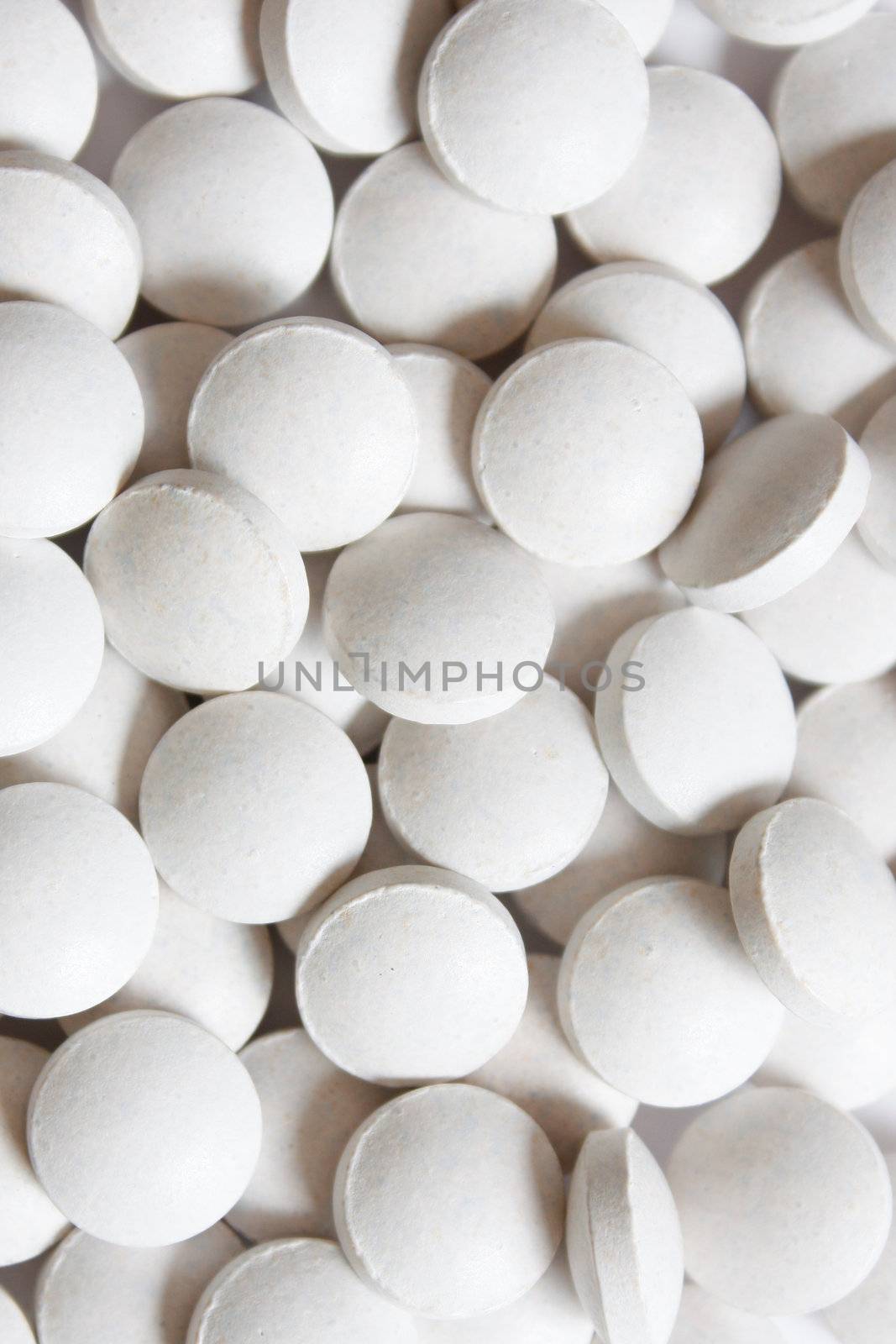 Pills isolated on a white background