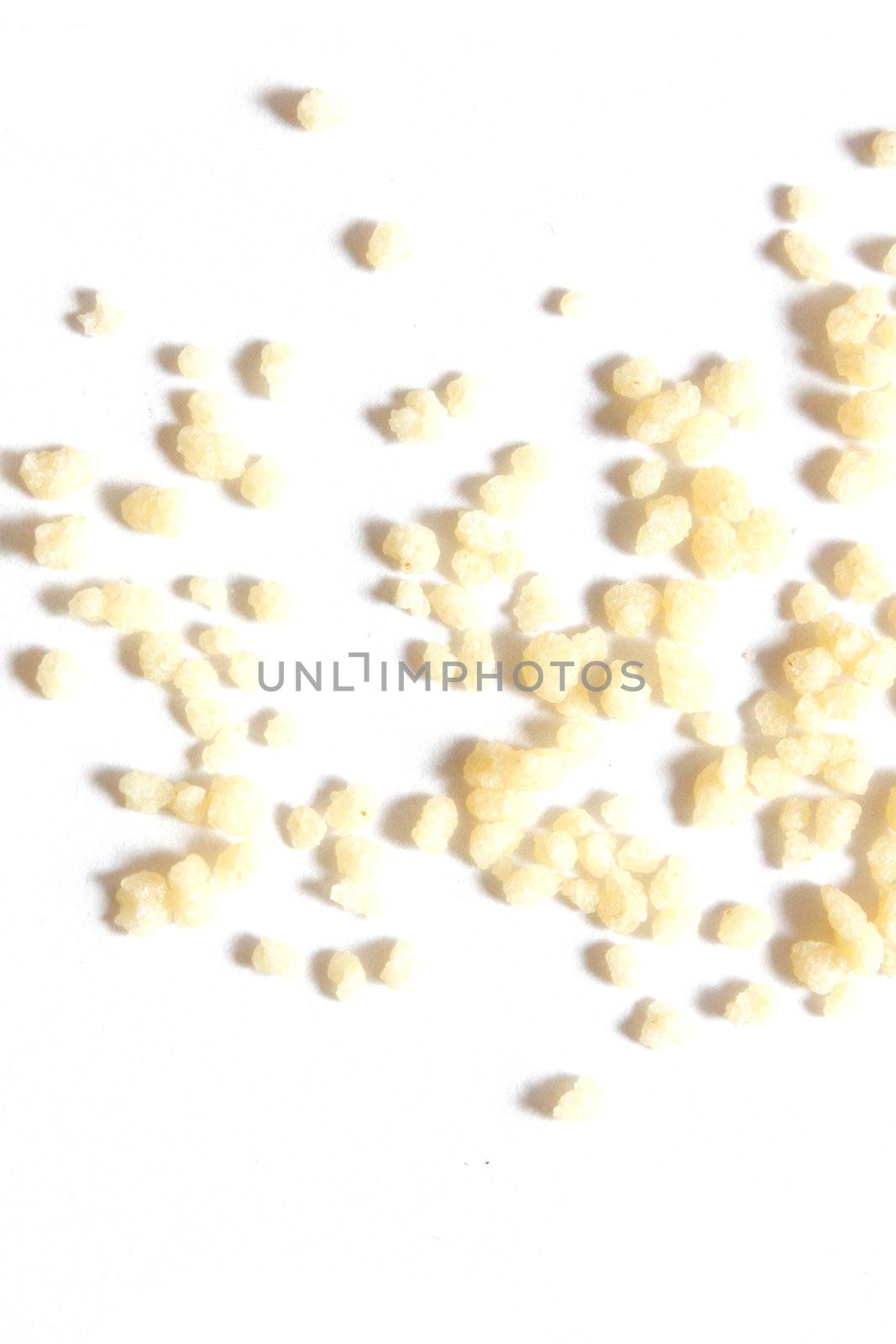 Couscous isolated on a white background