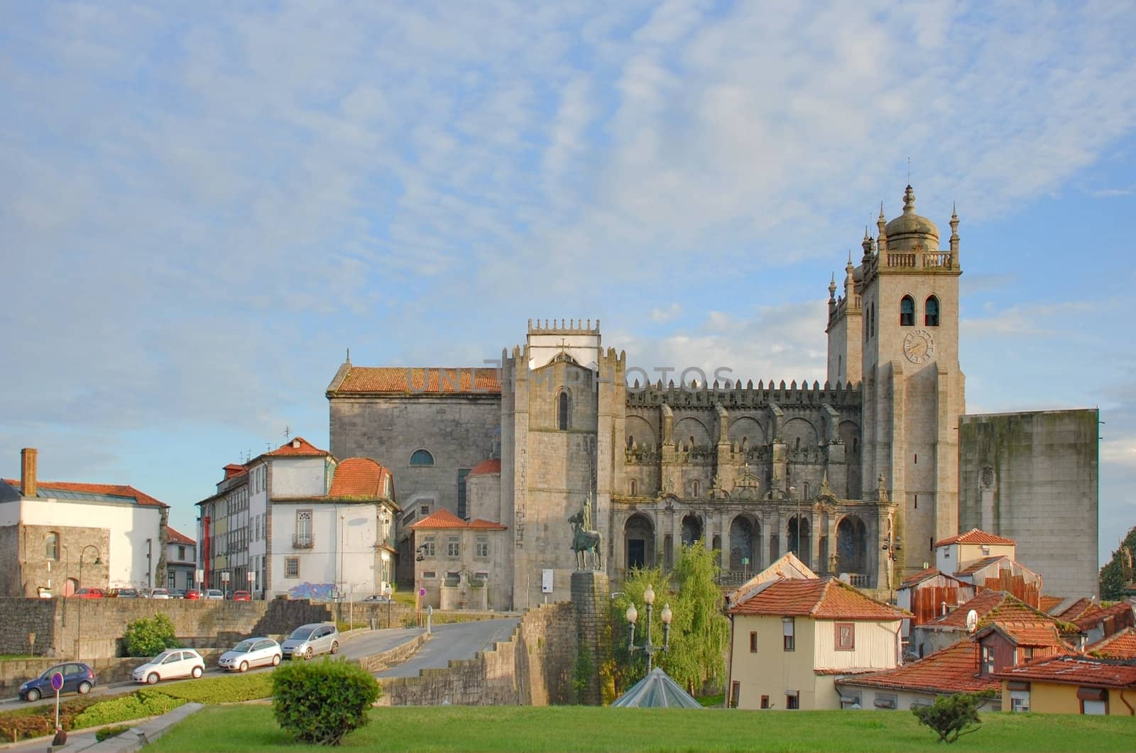 View of Se Cathedral in Porto, Portugal