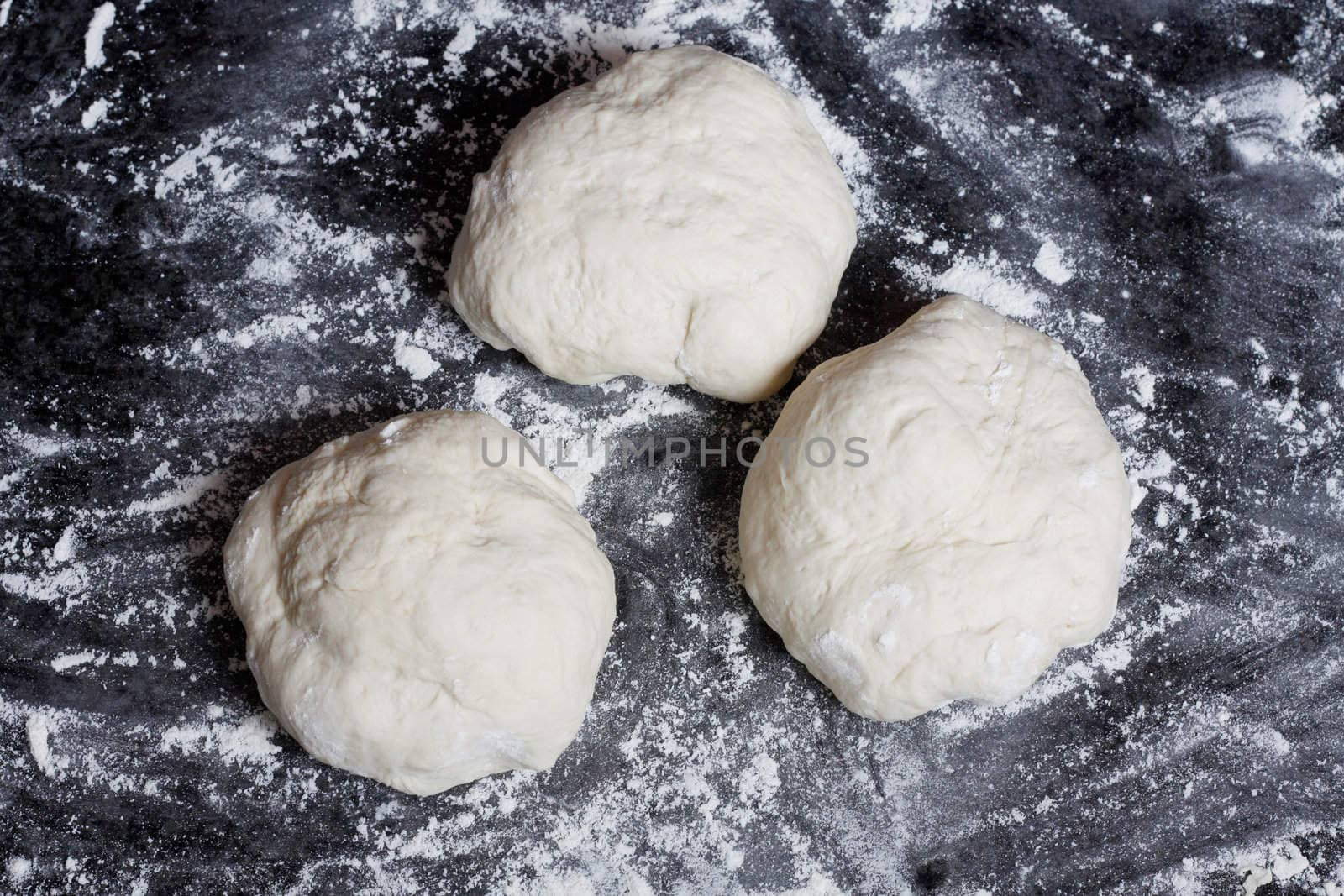 Dough on a counter top done