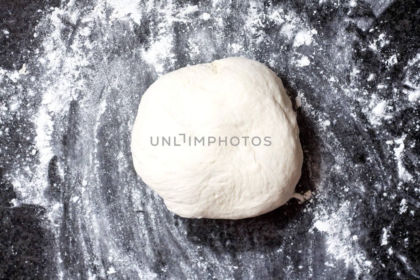 Dough on a counter top done