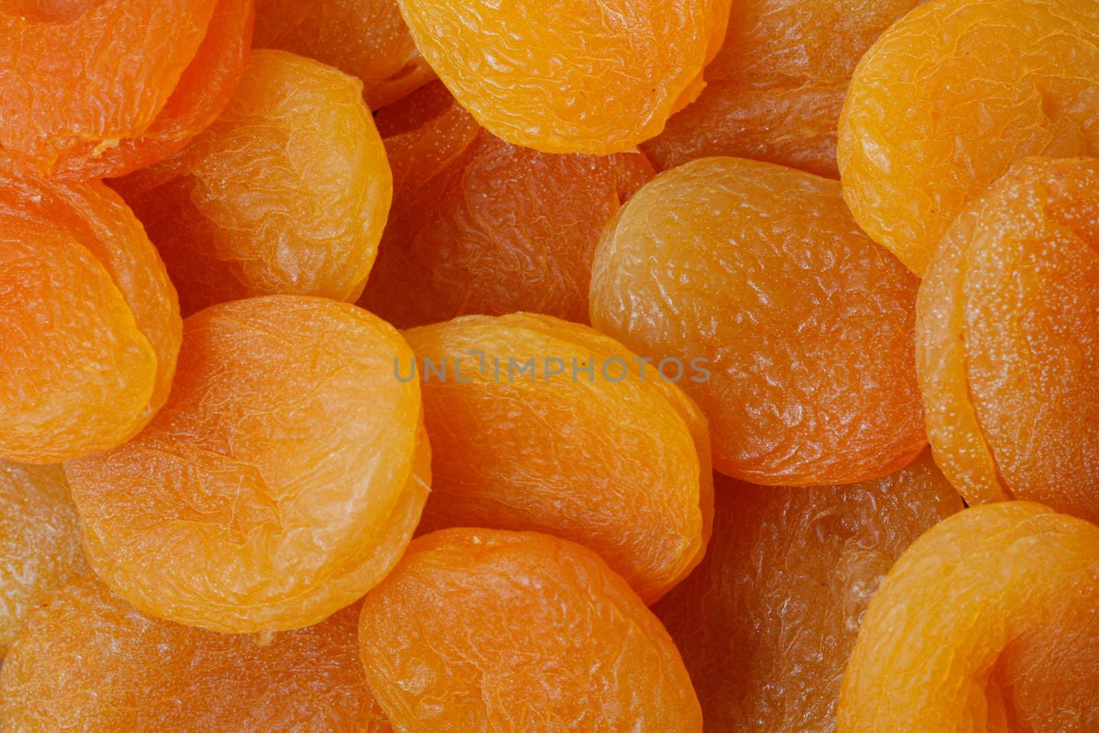 Delicious and sweet dried apricots