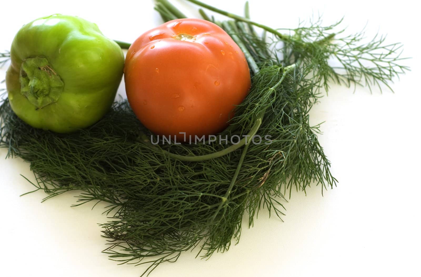 Fresh tomato and pepper only-that from a kitchen garden by mafffutochka