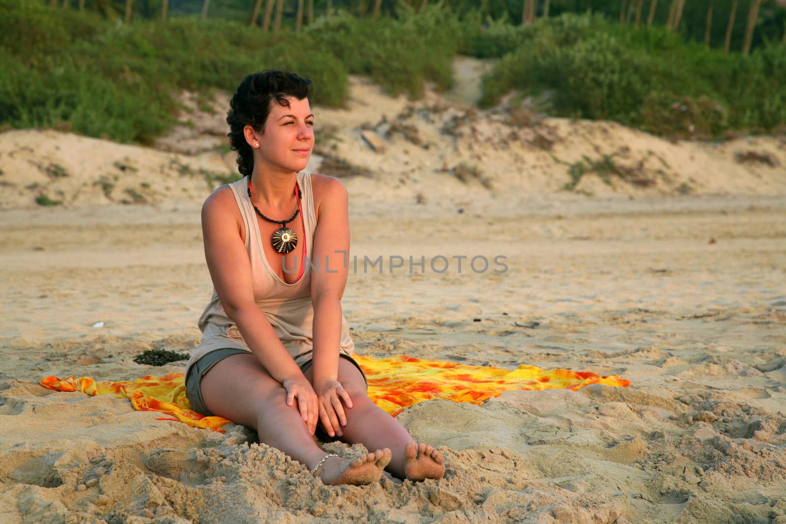 Girl on the beach by alex_garaev