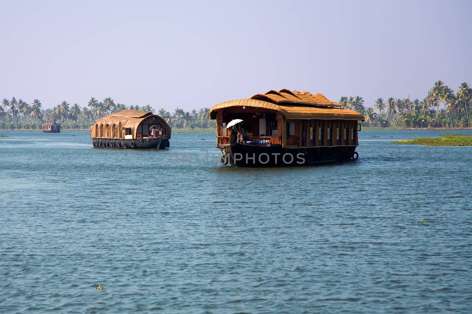 House boats in backwaters by alex_garaev