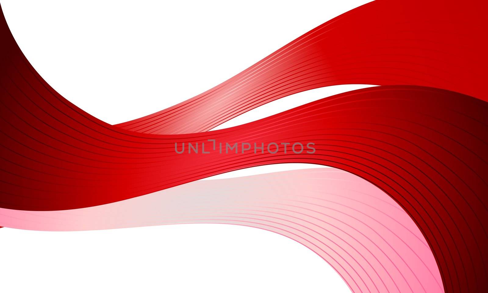 illustration of a abstract red wave background