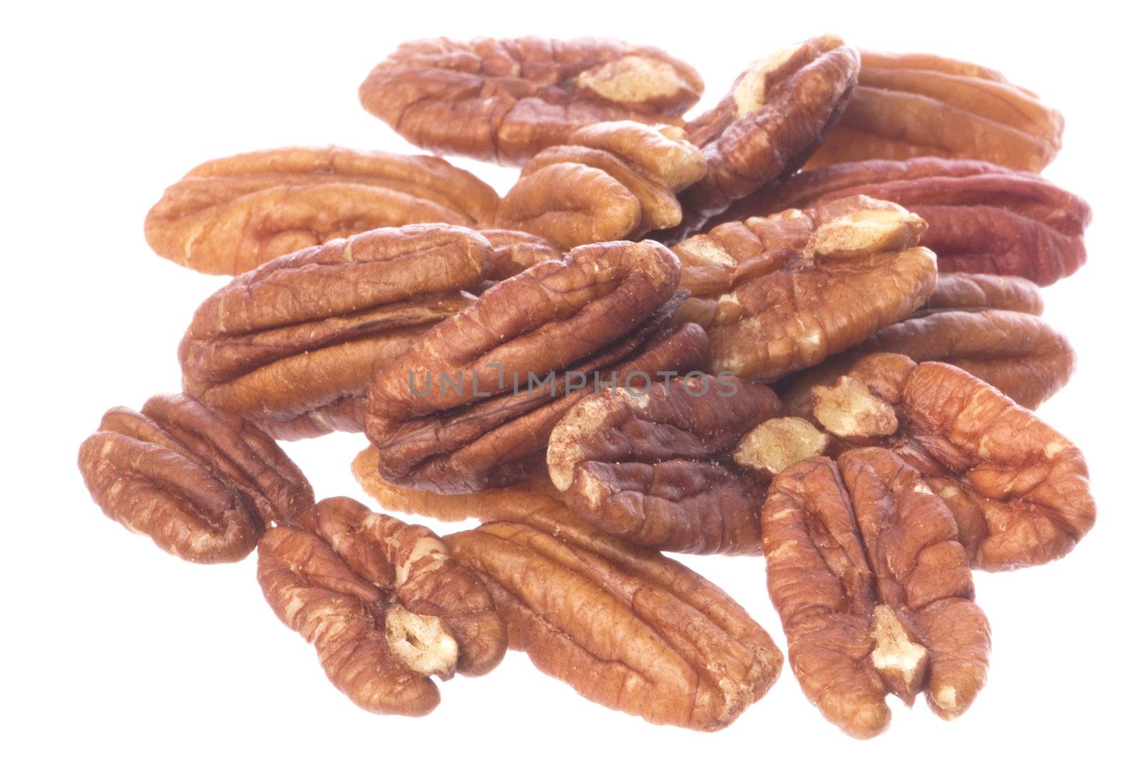 Pecan Nuts Isolated by shariffc