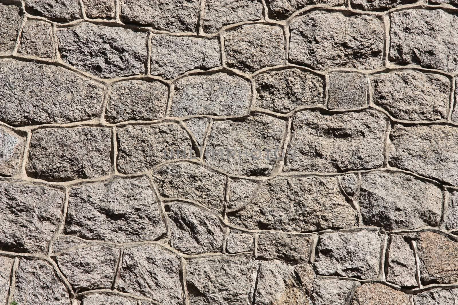 Seamless tile pattern of stone wall