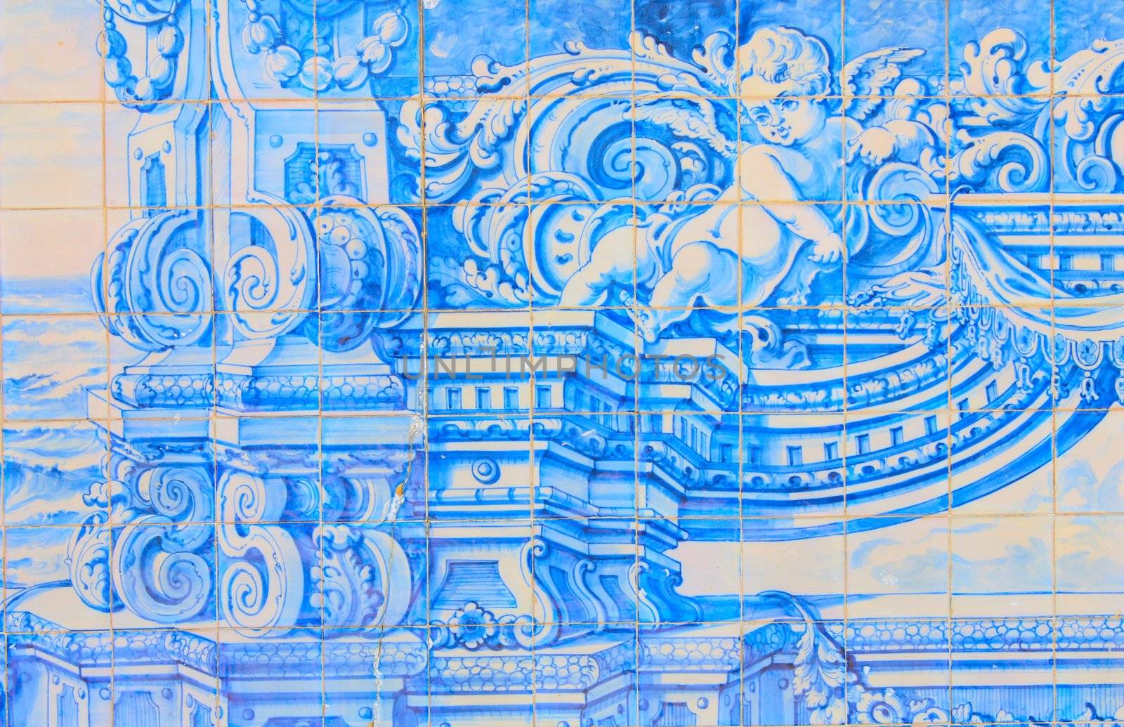 Vintage tiles from Lisbon, Portugal.
