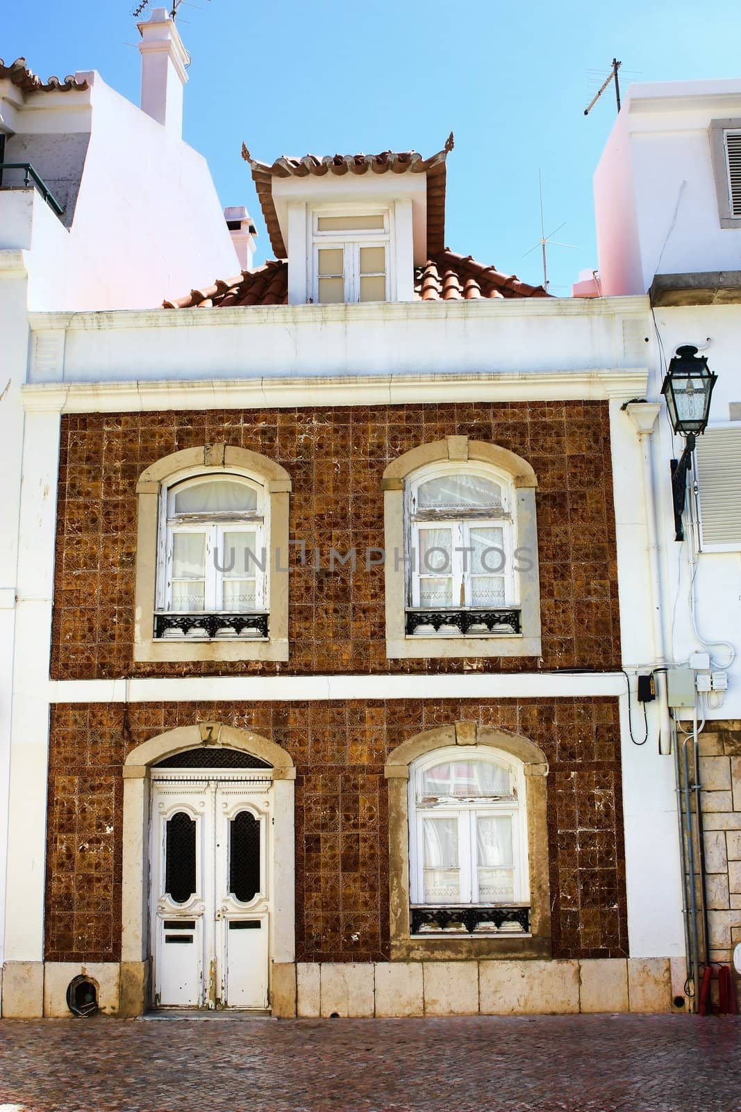 traditional and residential building in Lisbon