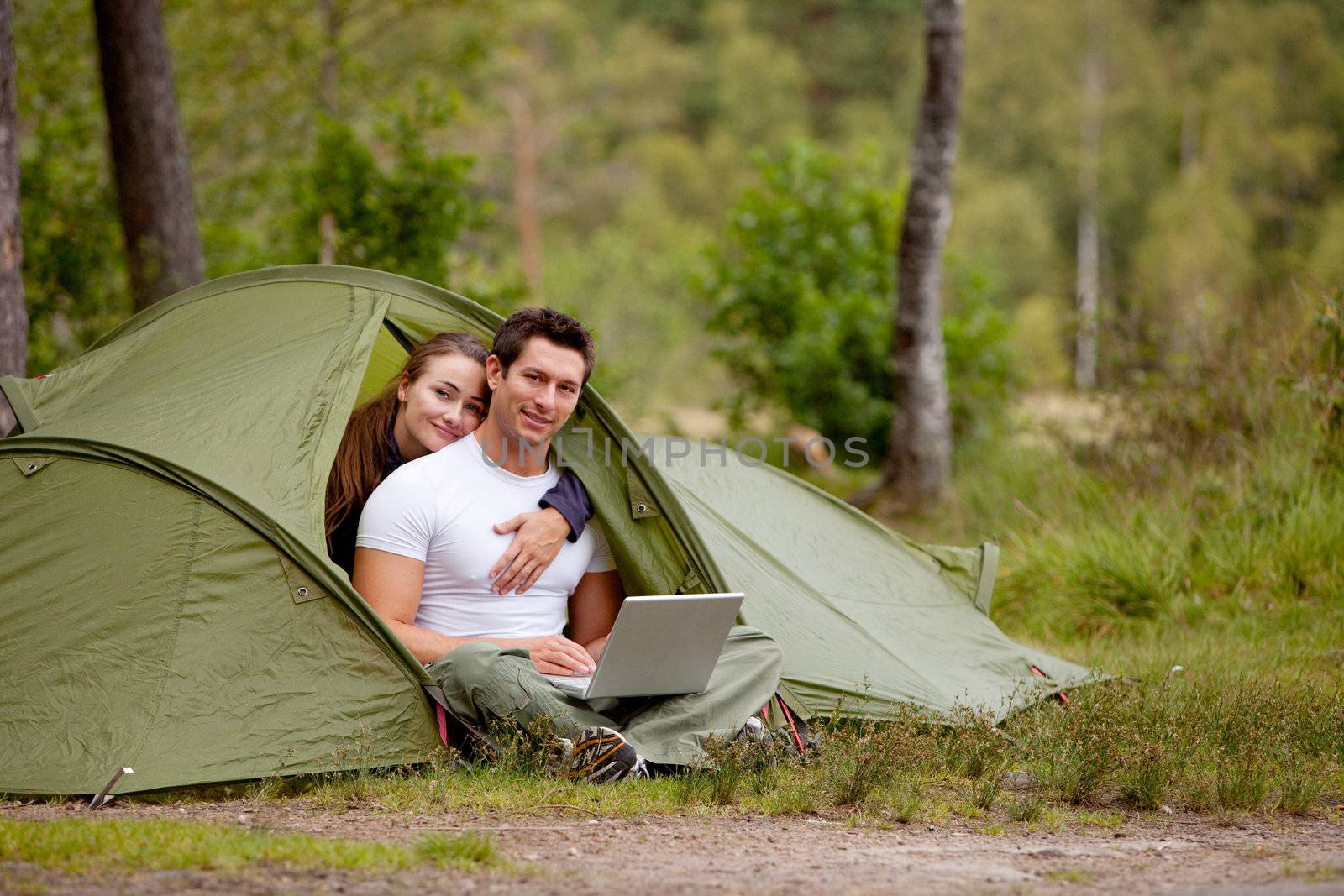 Computer Outdoor Tent by leaf