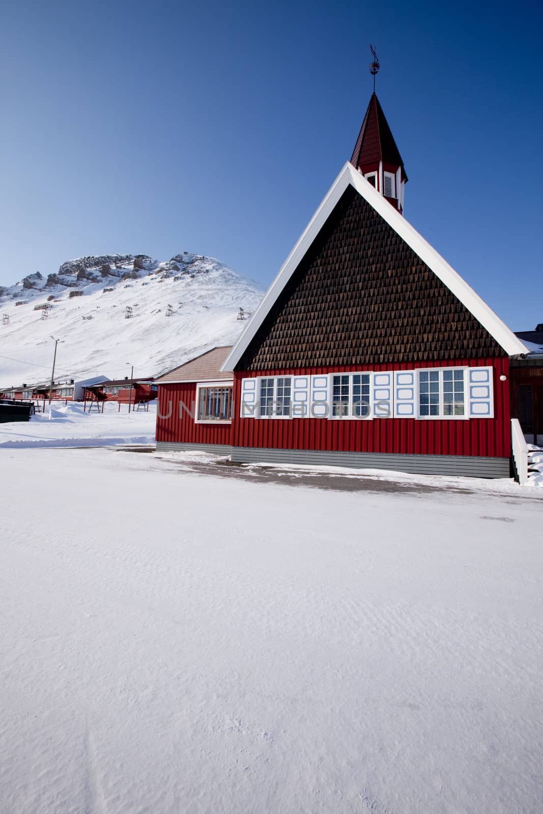 The Lutheran State Church in Longyearbyen, Norway