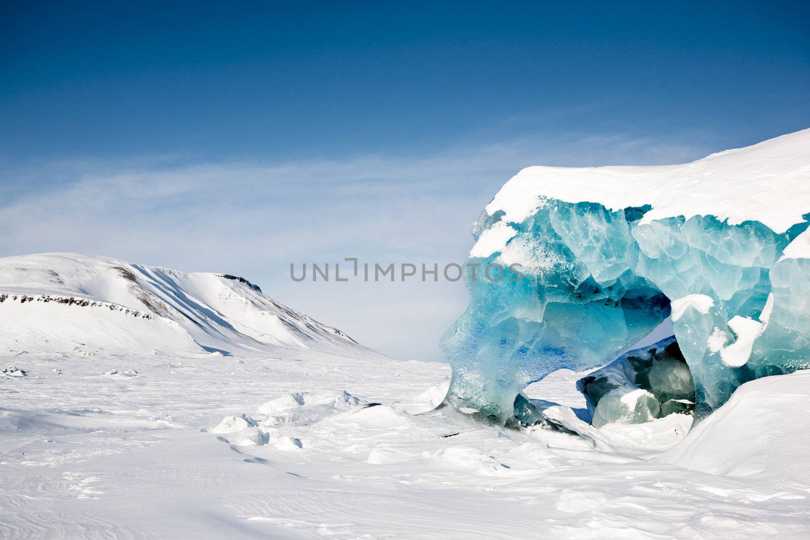 Glacier Detail by leaf