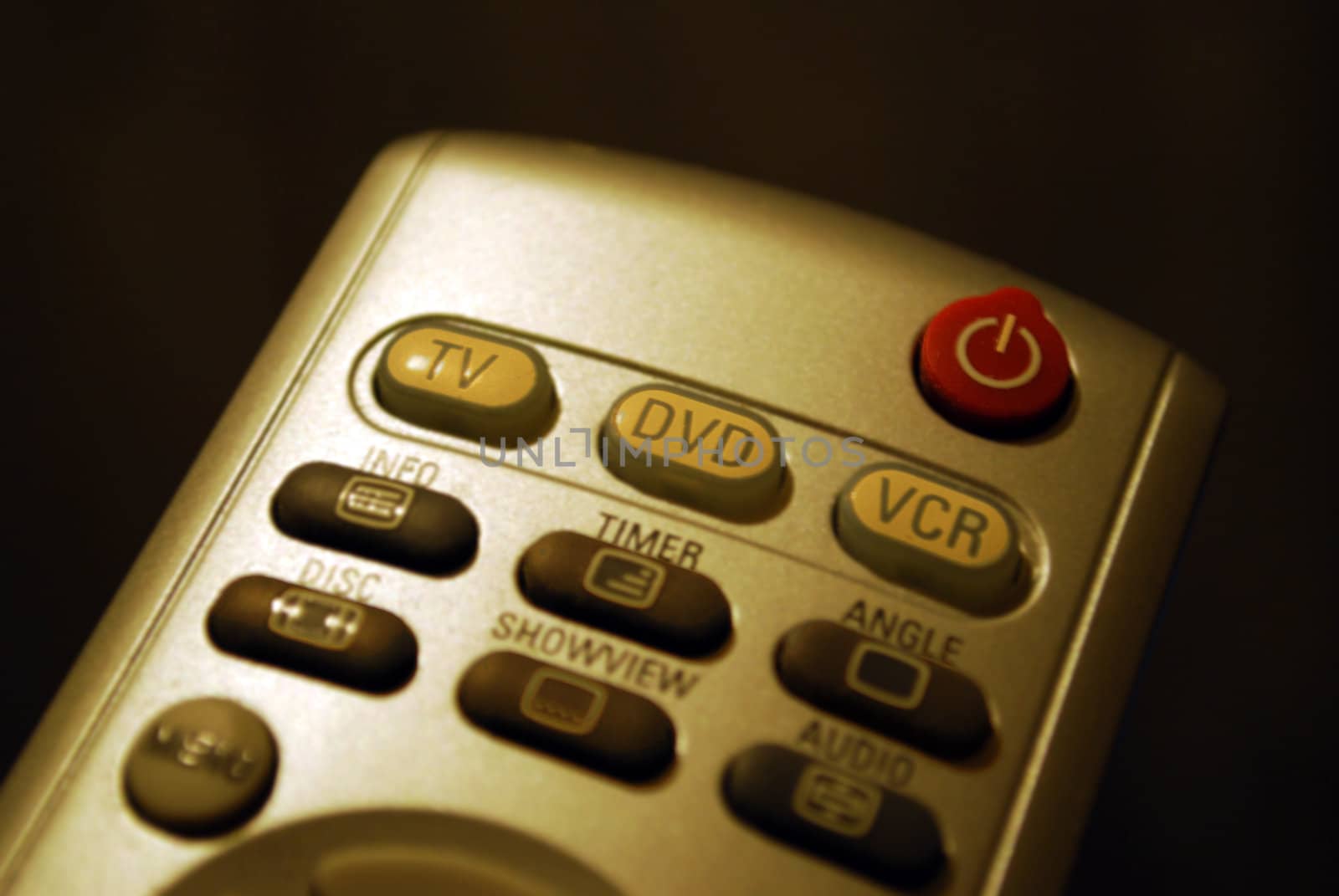 Universal remote control for TV, DVD, VCR etc.