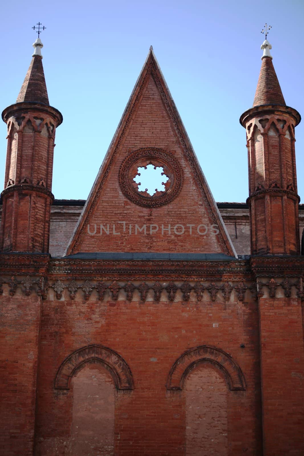 Church facade, details