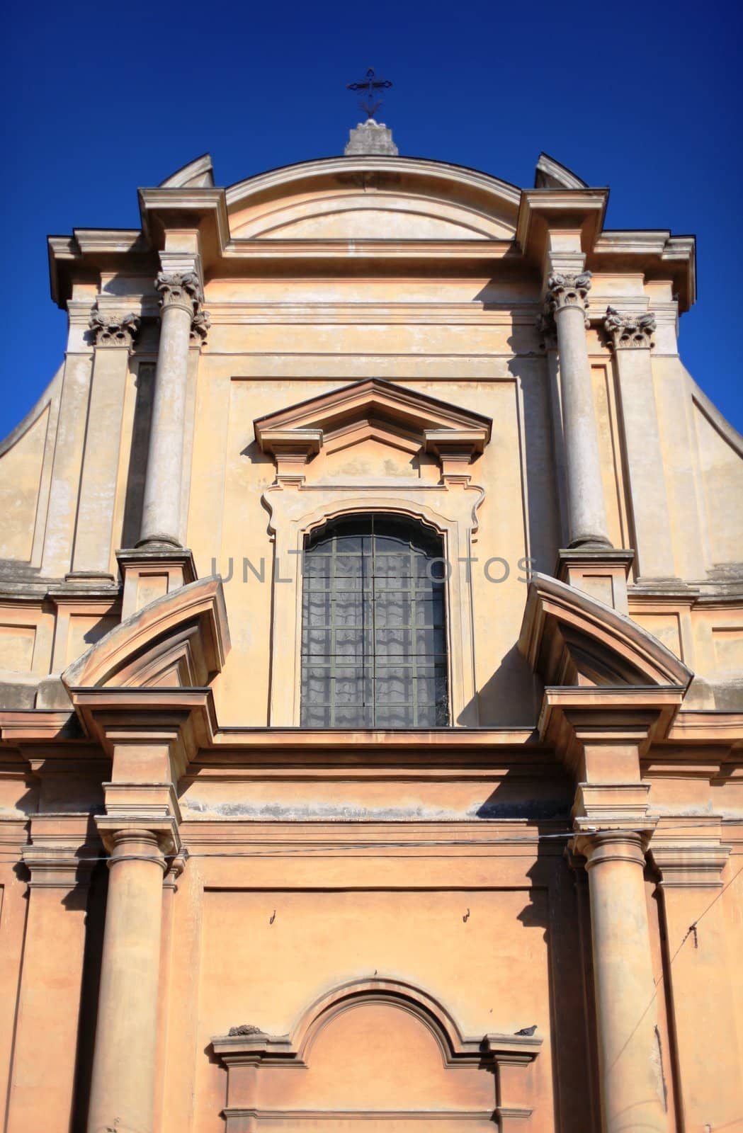 Church facade, Mantua, Italy