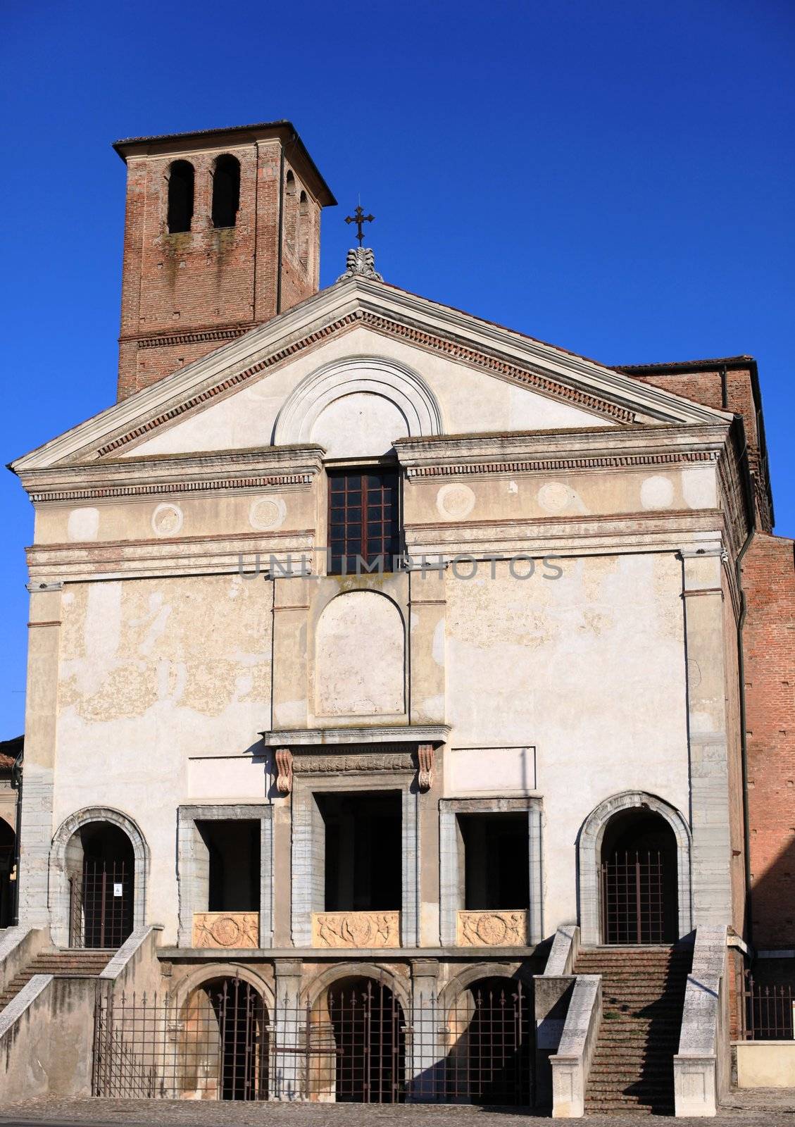 San sebastian facade, Mantua, Italy