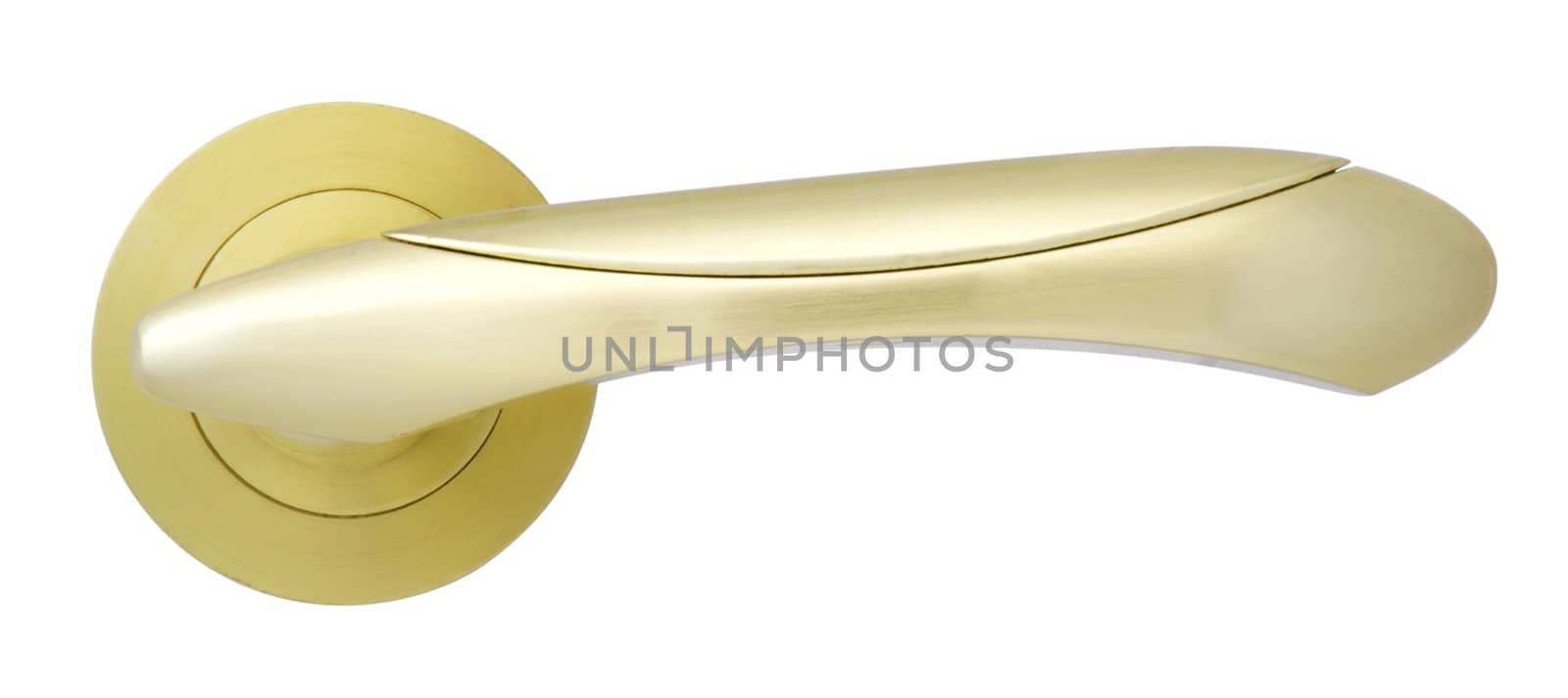 Brass Door handle Satin