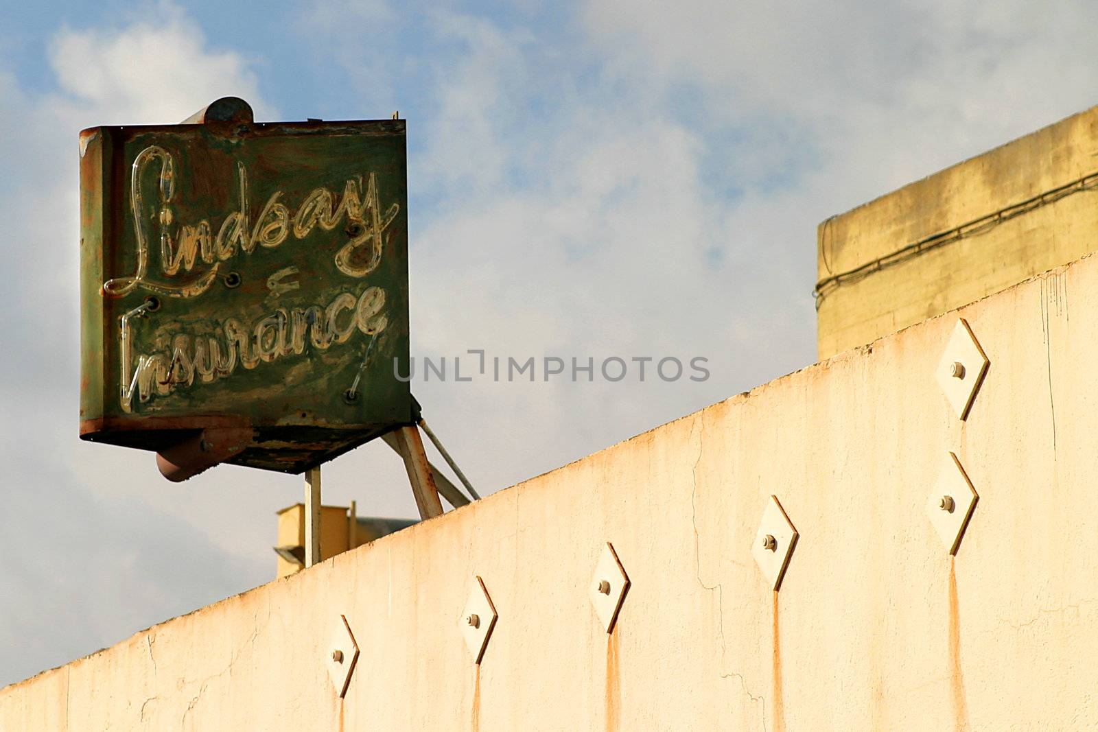 Old company sign in Ventura California