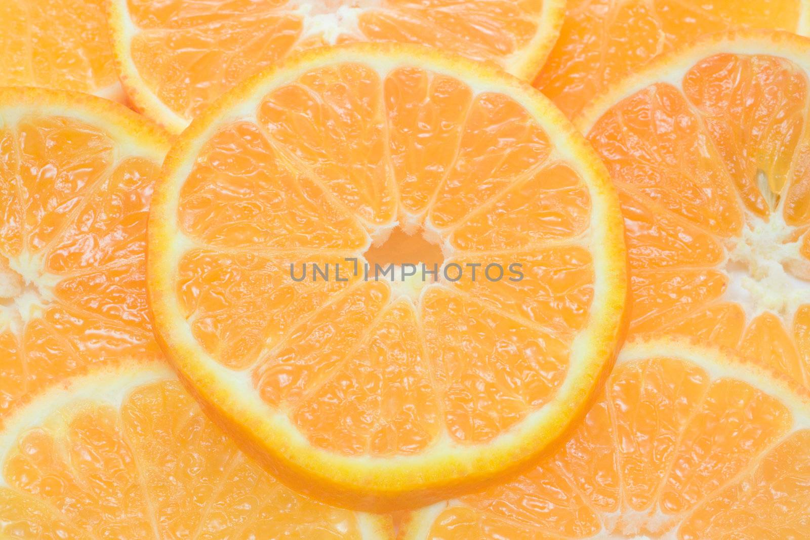 slices of orange by Alekcey