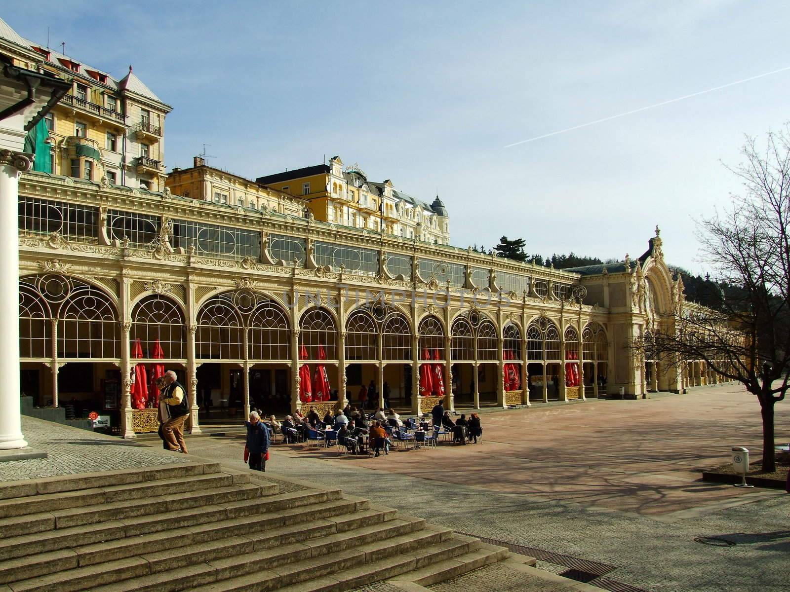 Wandelhalle in Marienbad in Tschechien
