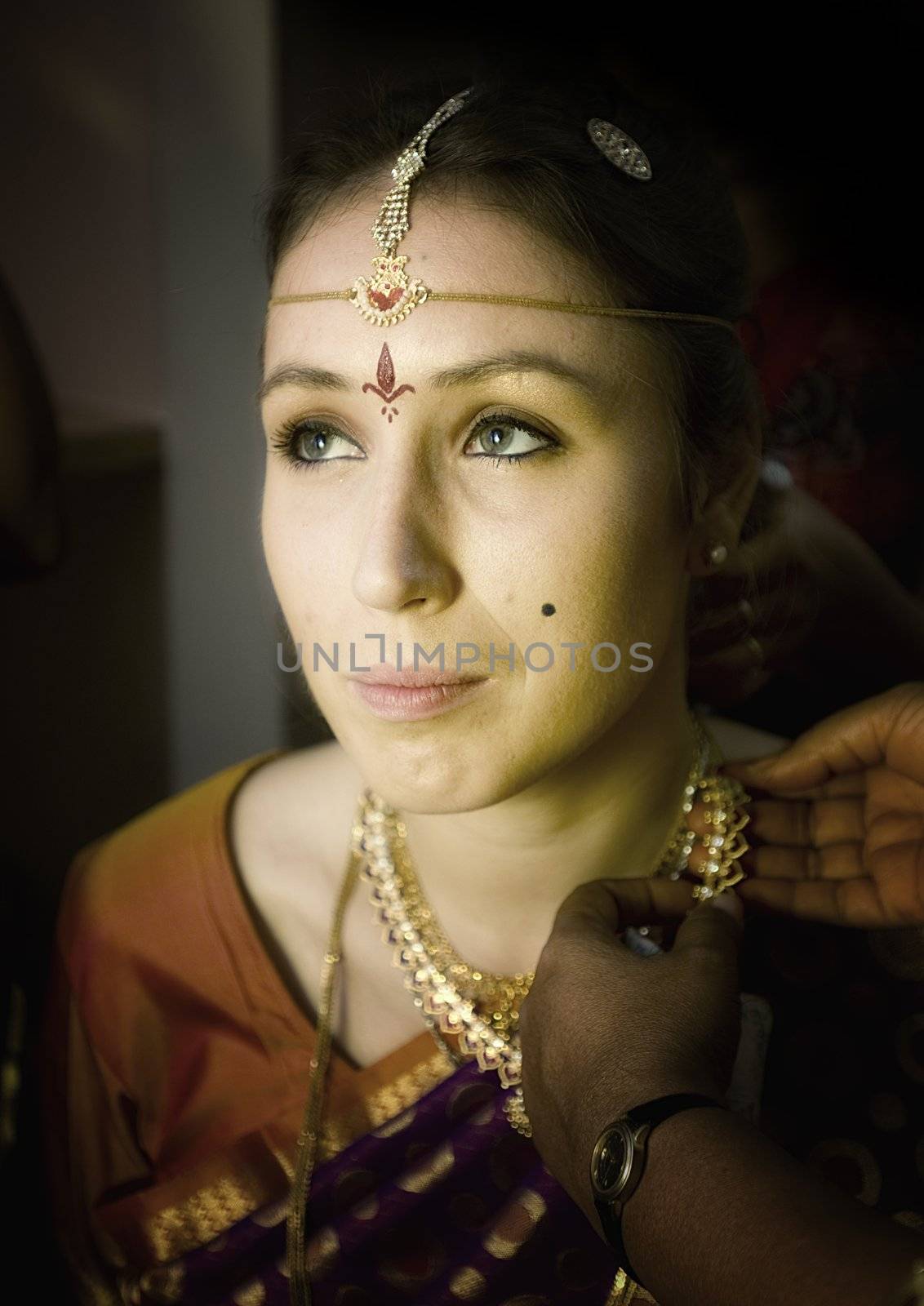 Indian wedding - preparation of bride by photohaydar