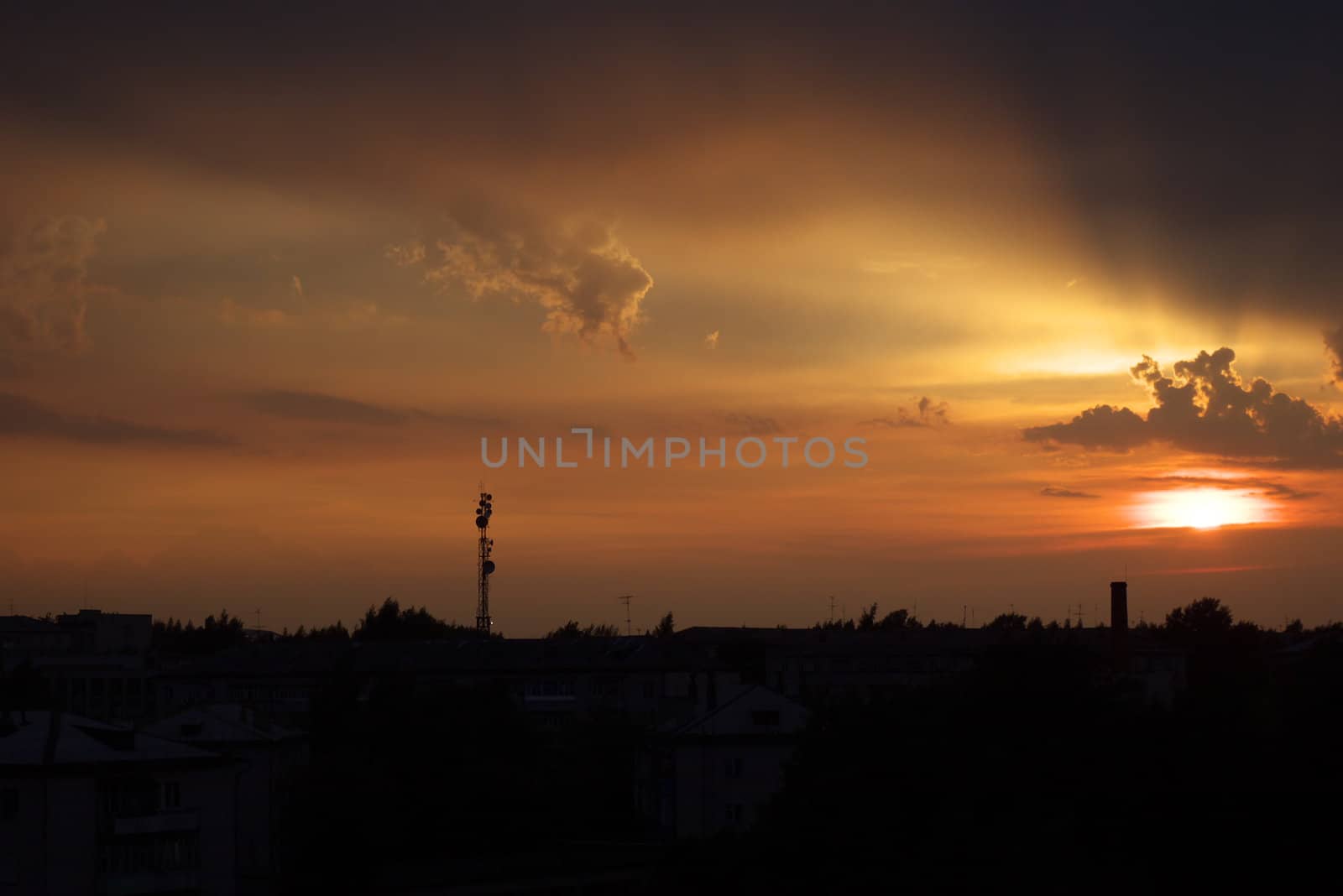 photo the most beautiful sunset