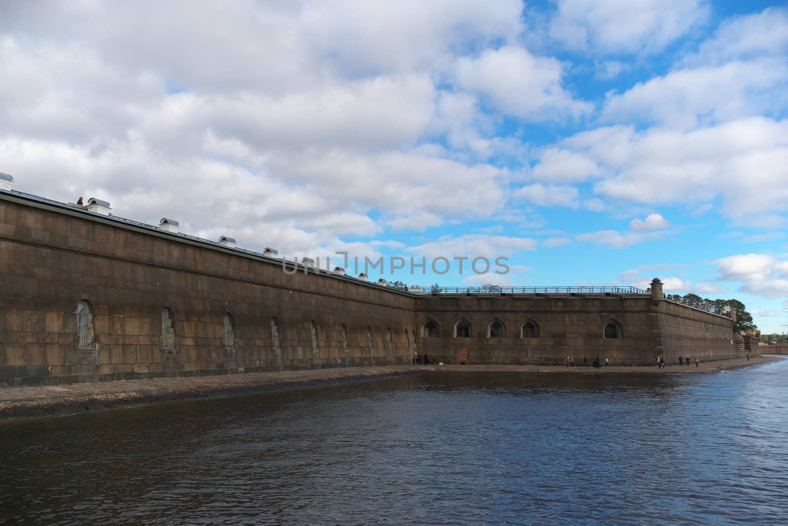 photo of the battlement protecting city from hold up