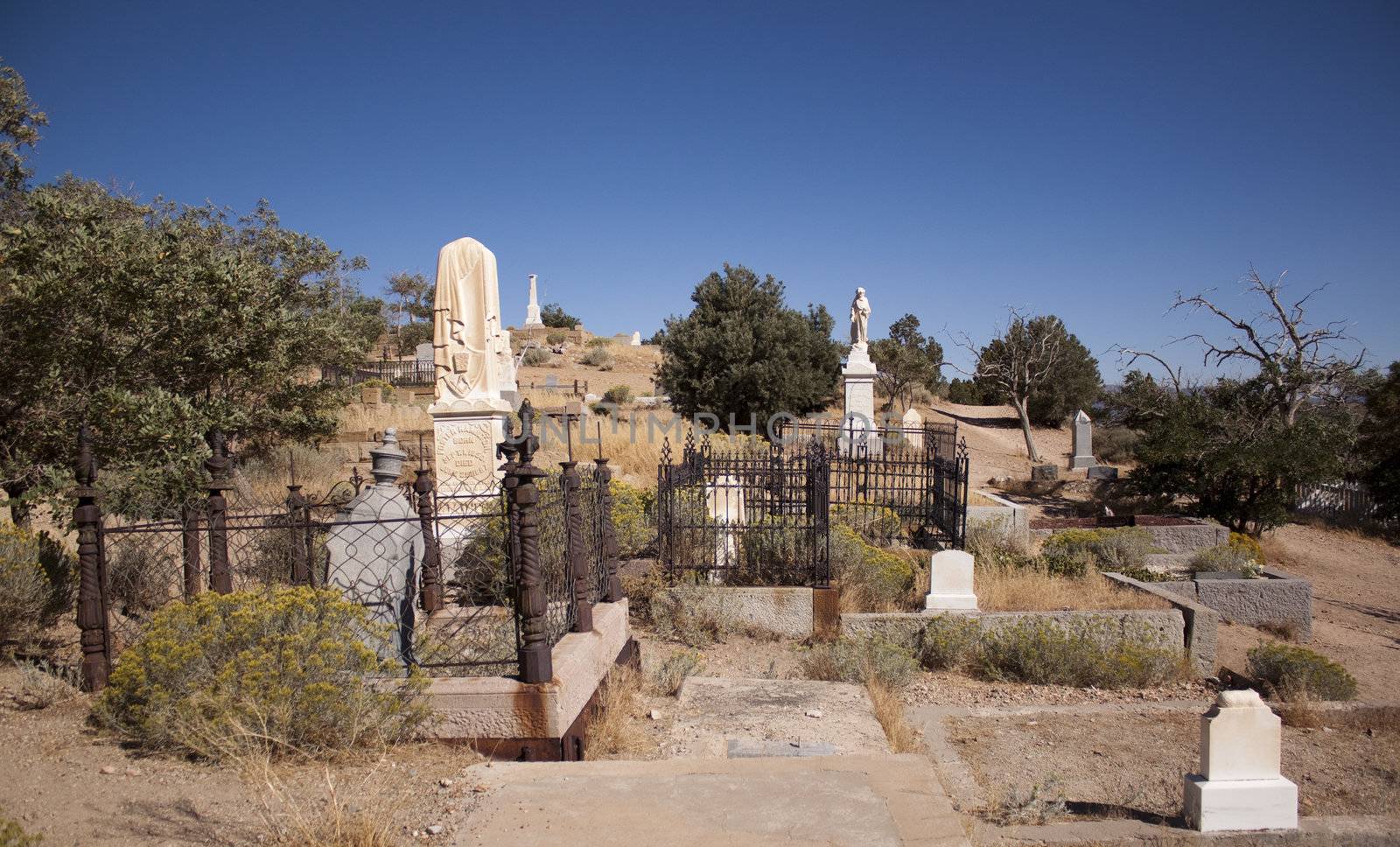 Old western cemetery by jeremywhat