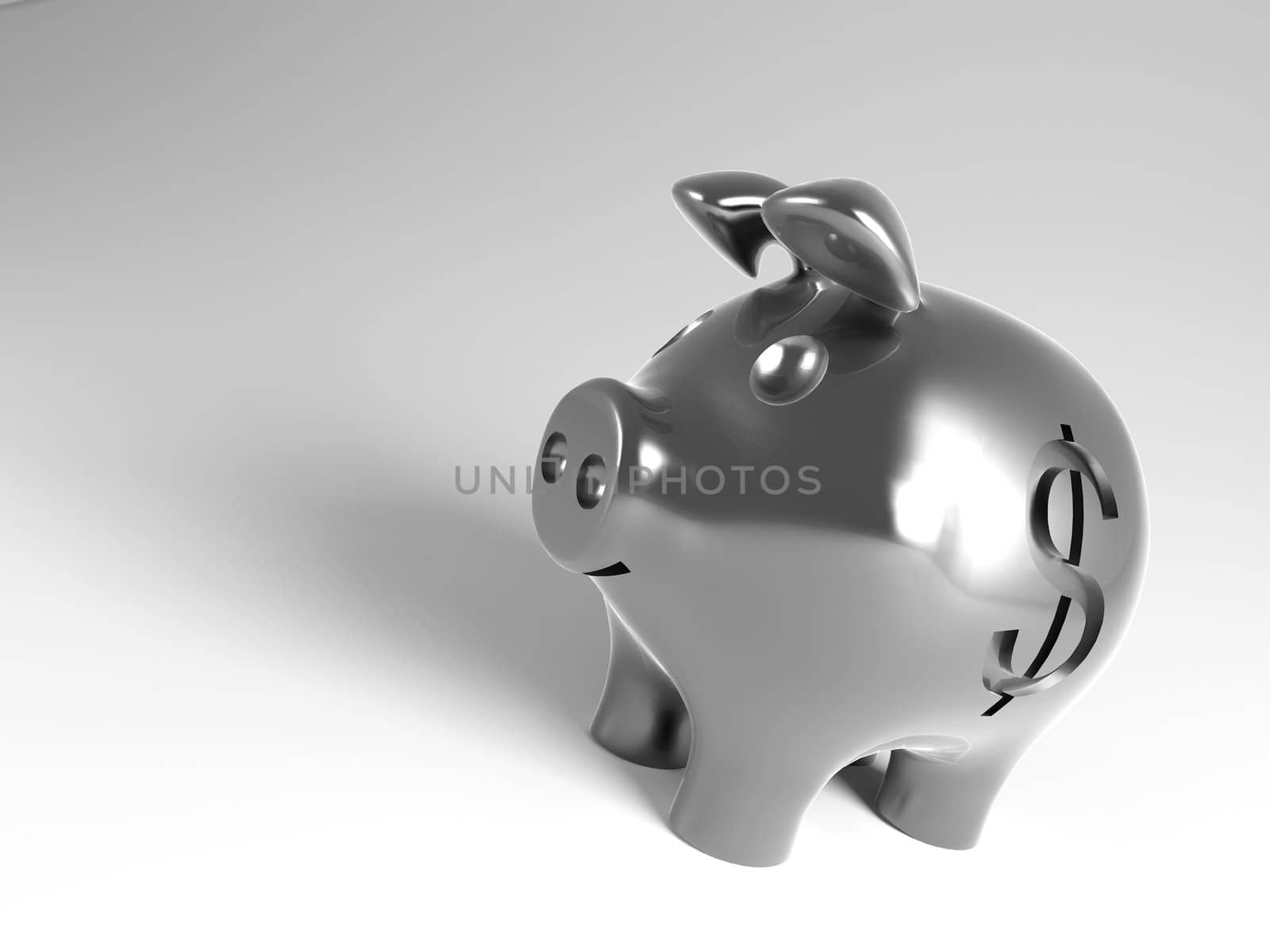 a dollar pig bank