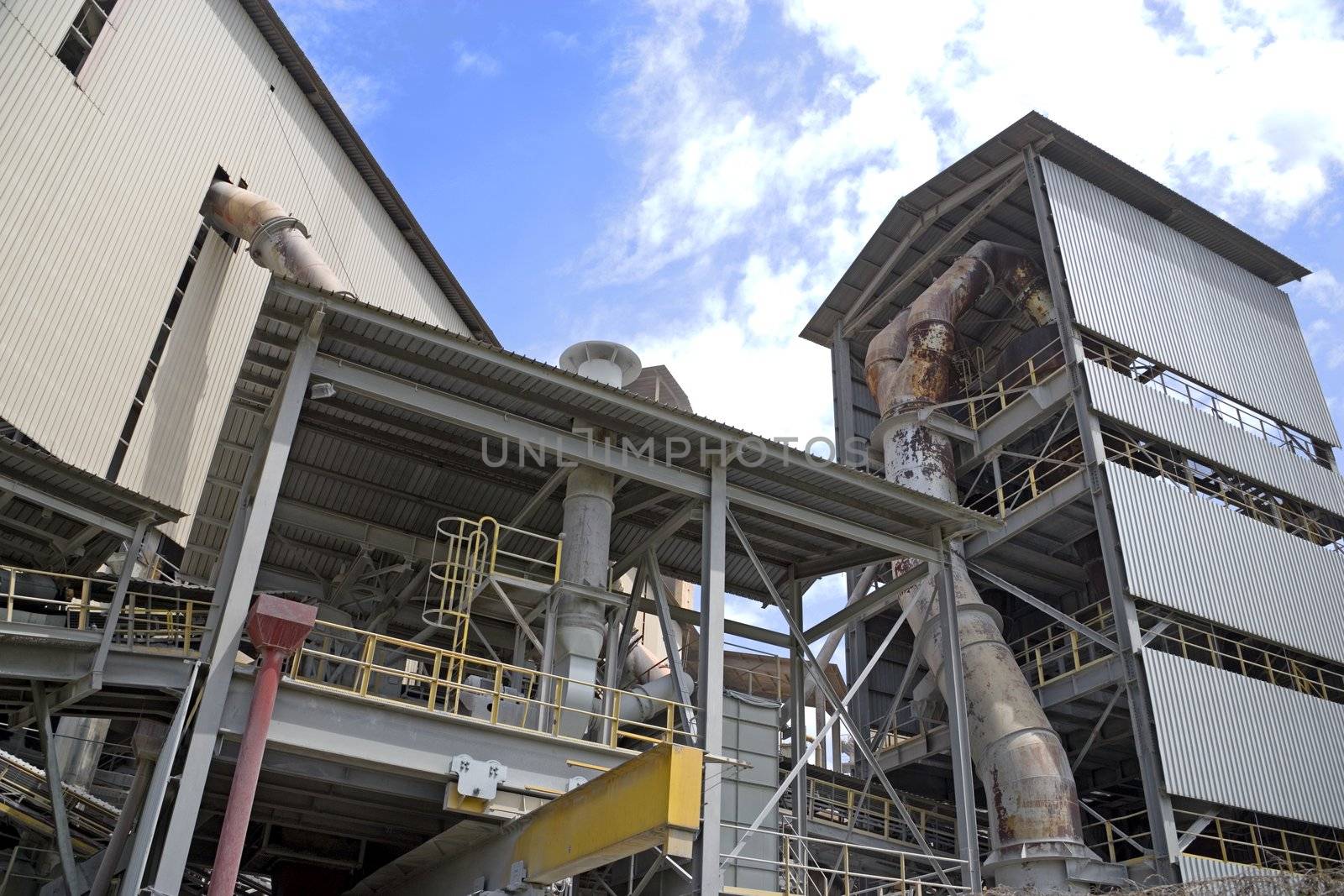 Image of a cement factory in Malaysia.