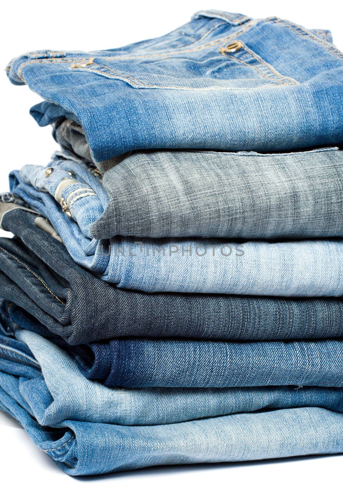 Blue denim jeans. by Bedolaga