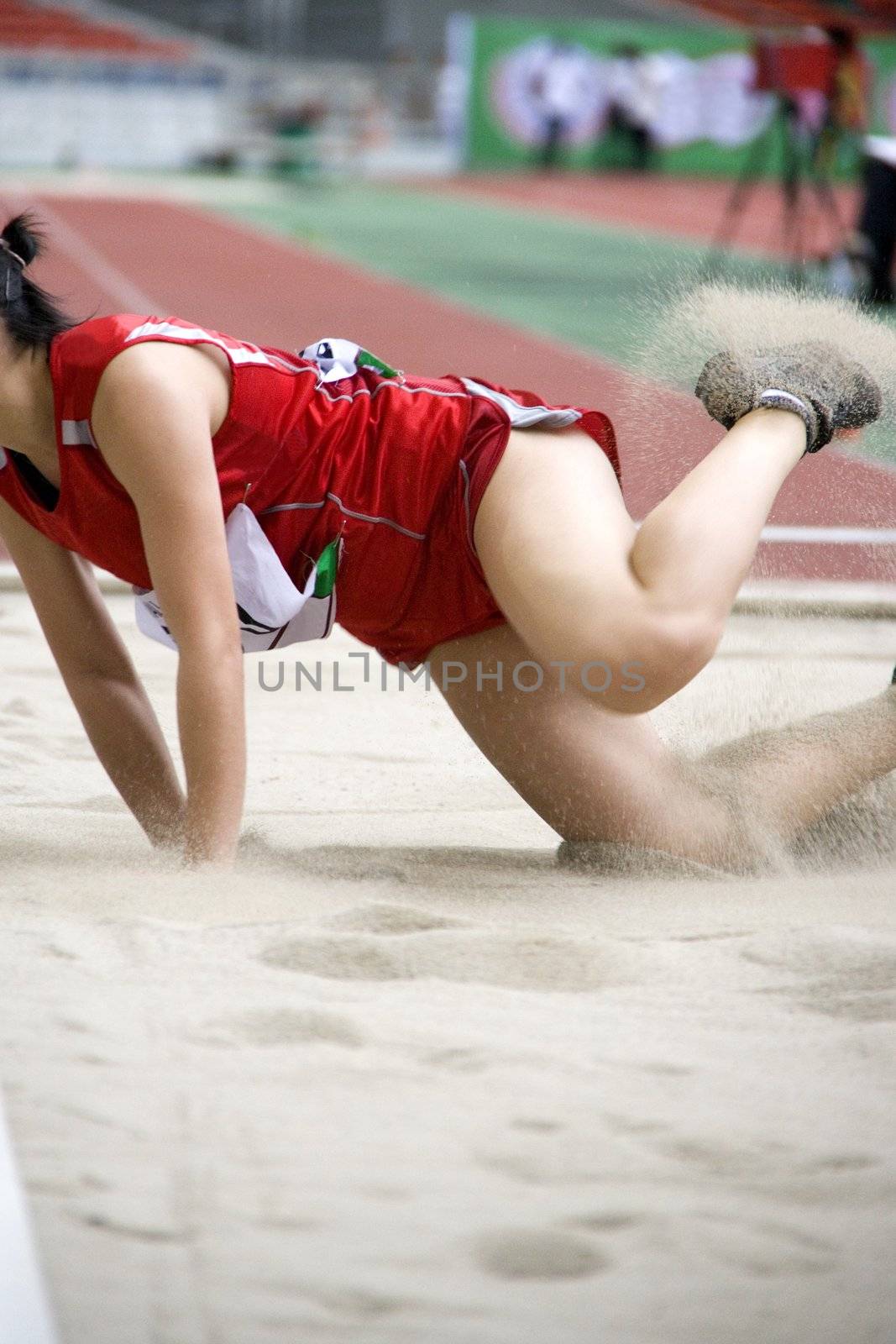 Image of a long jumper in action.