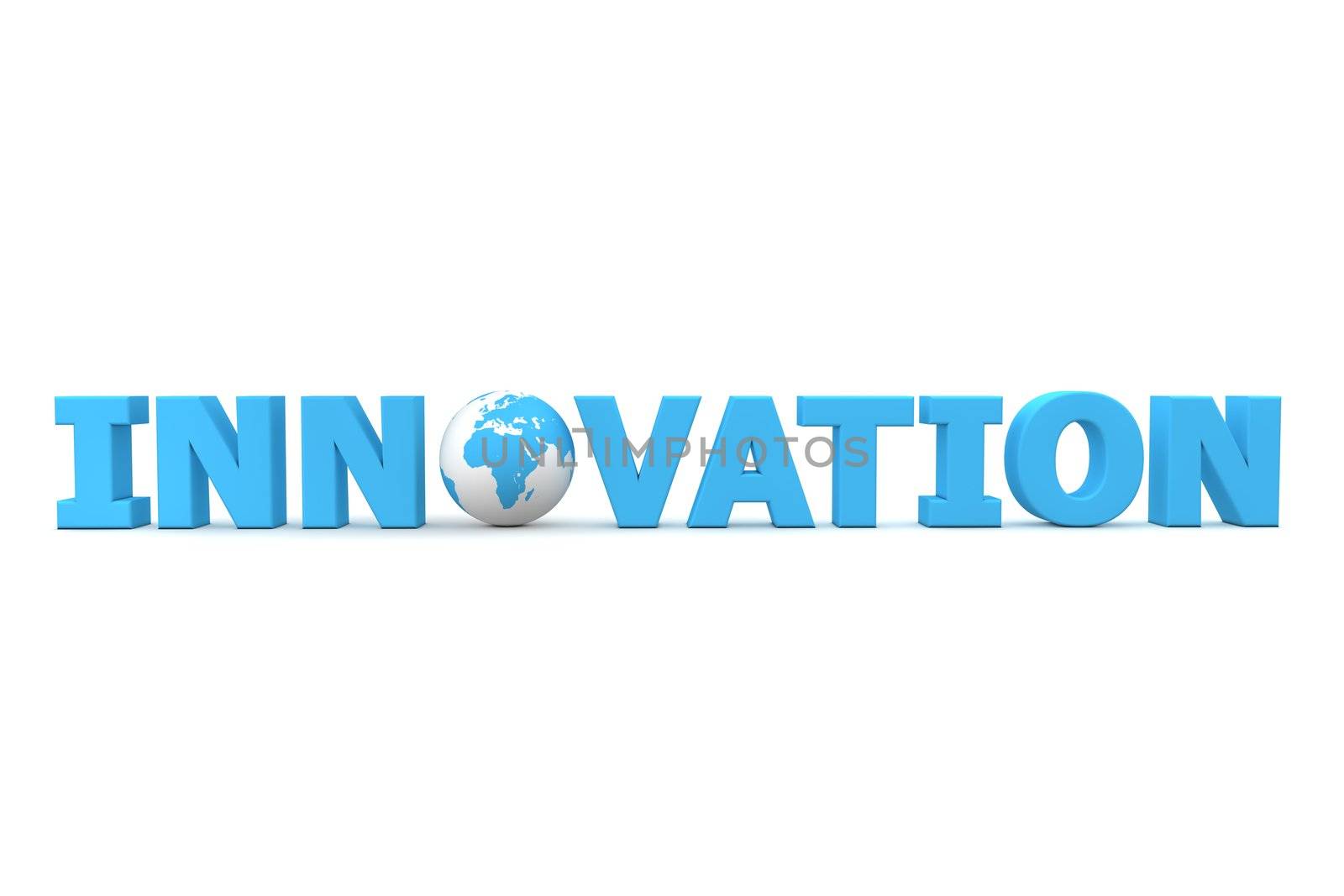 Innovation World Blue by PixBox