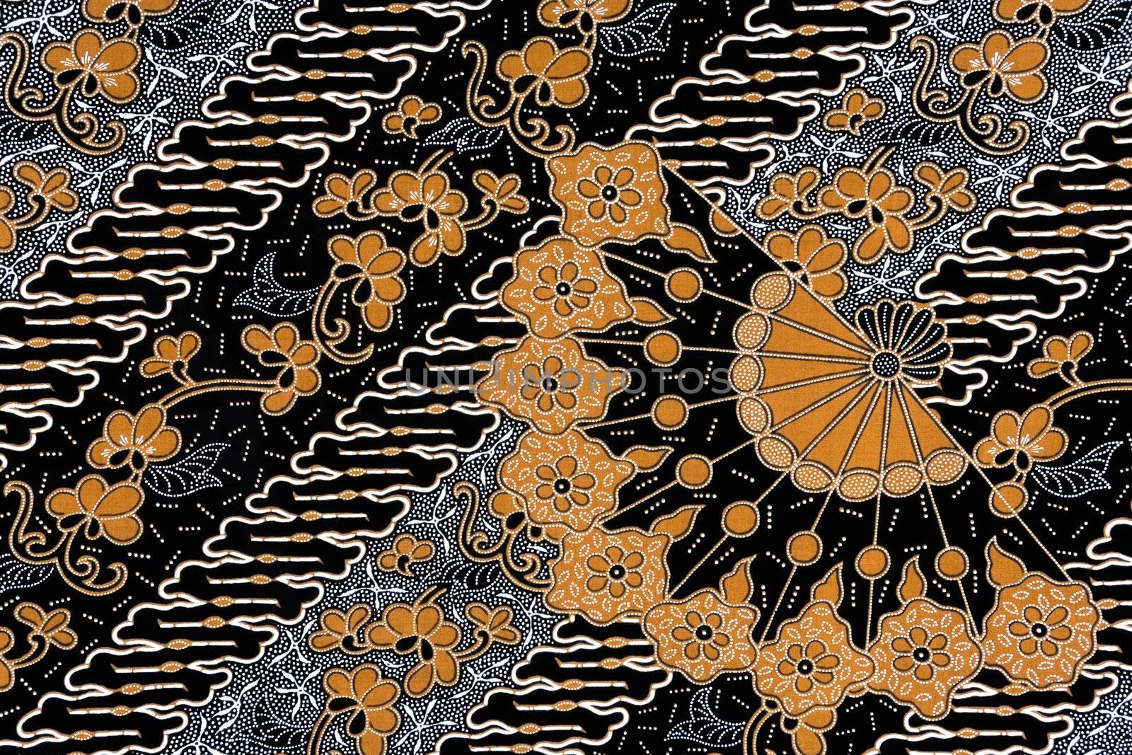 Image of Indonesian batik sarong pattern.