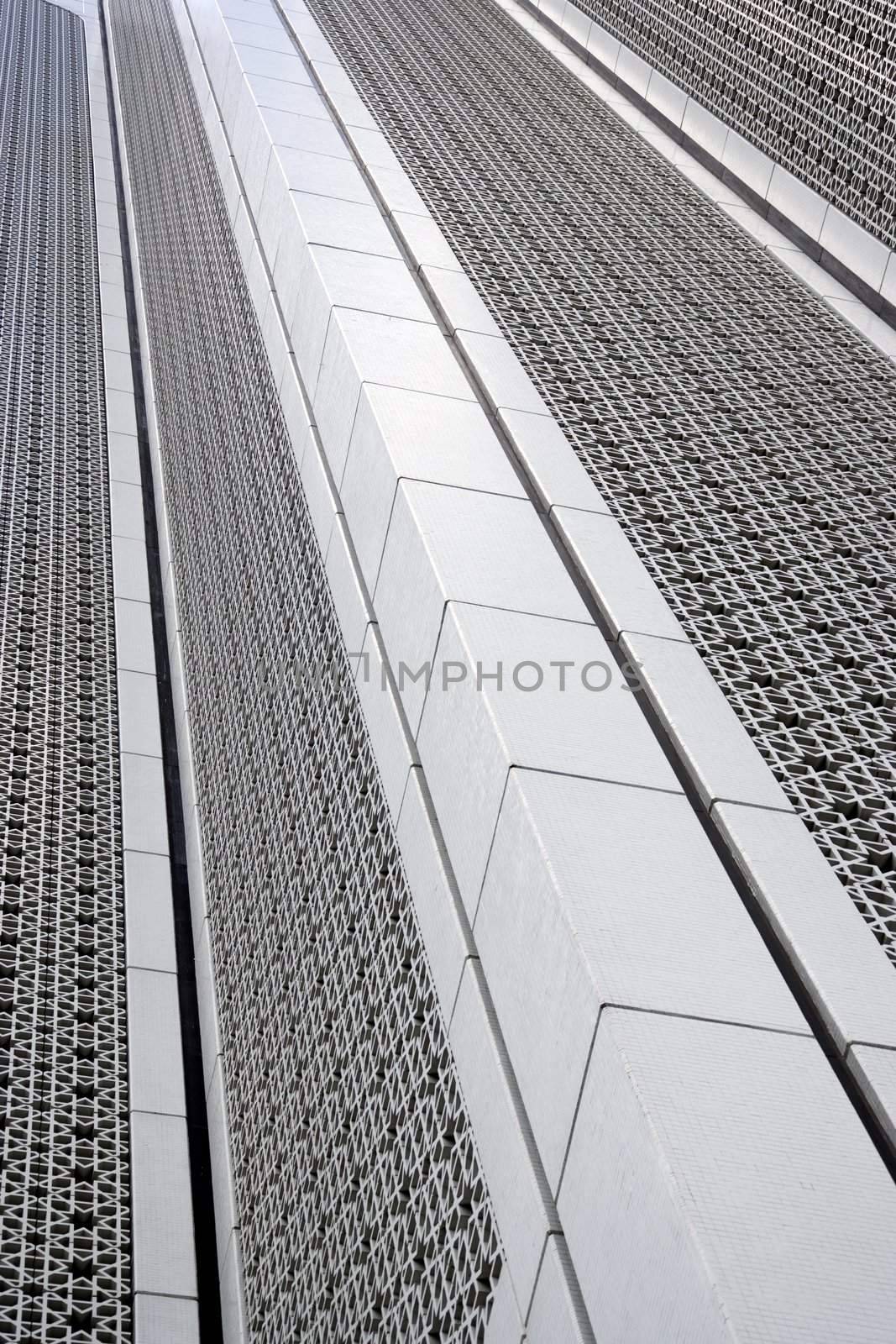 Details of a modern corporate building in Kuala Lumpur, Malaysia.