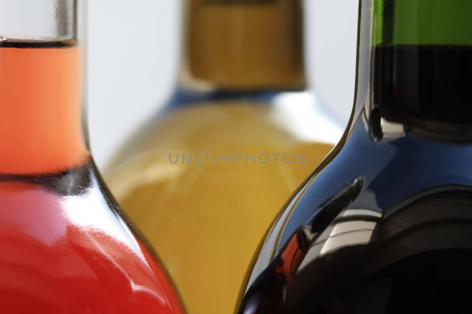 Wine bottles by studioportosabbia