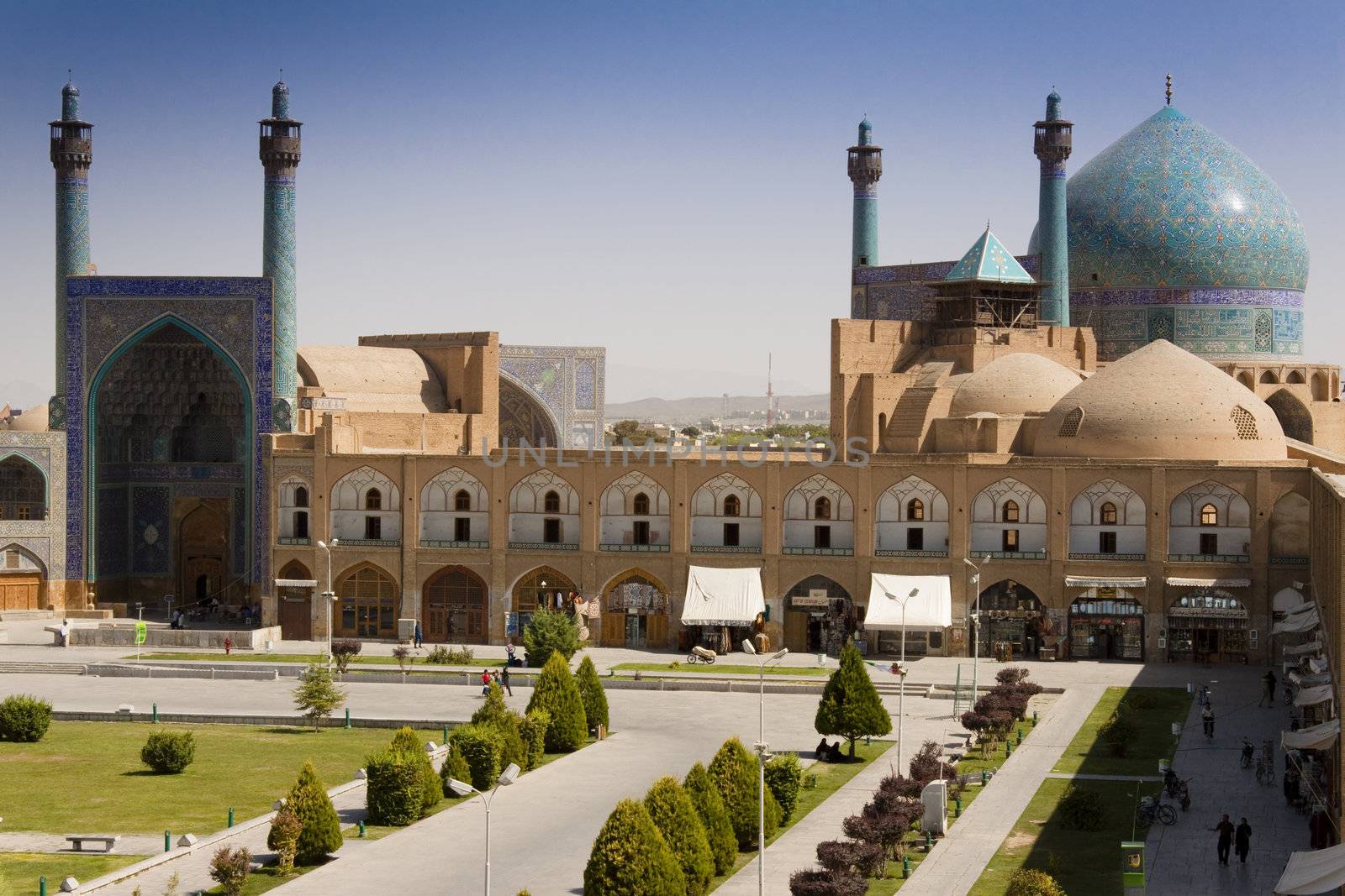 Sheikh Lotf Allah Mosque in Esfahan - Iran, Summer day