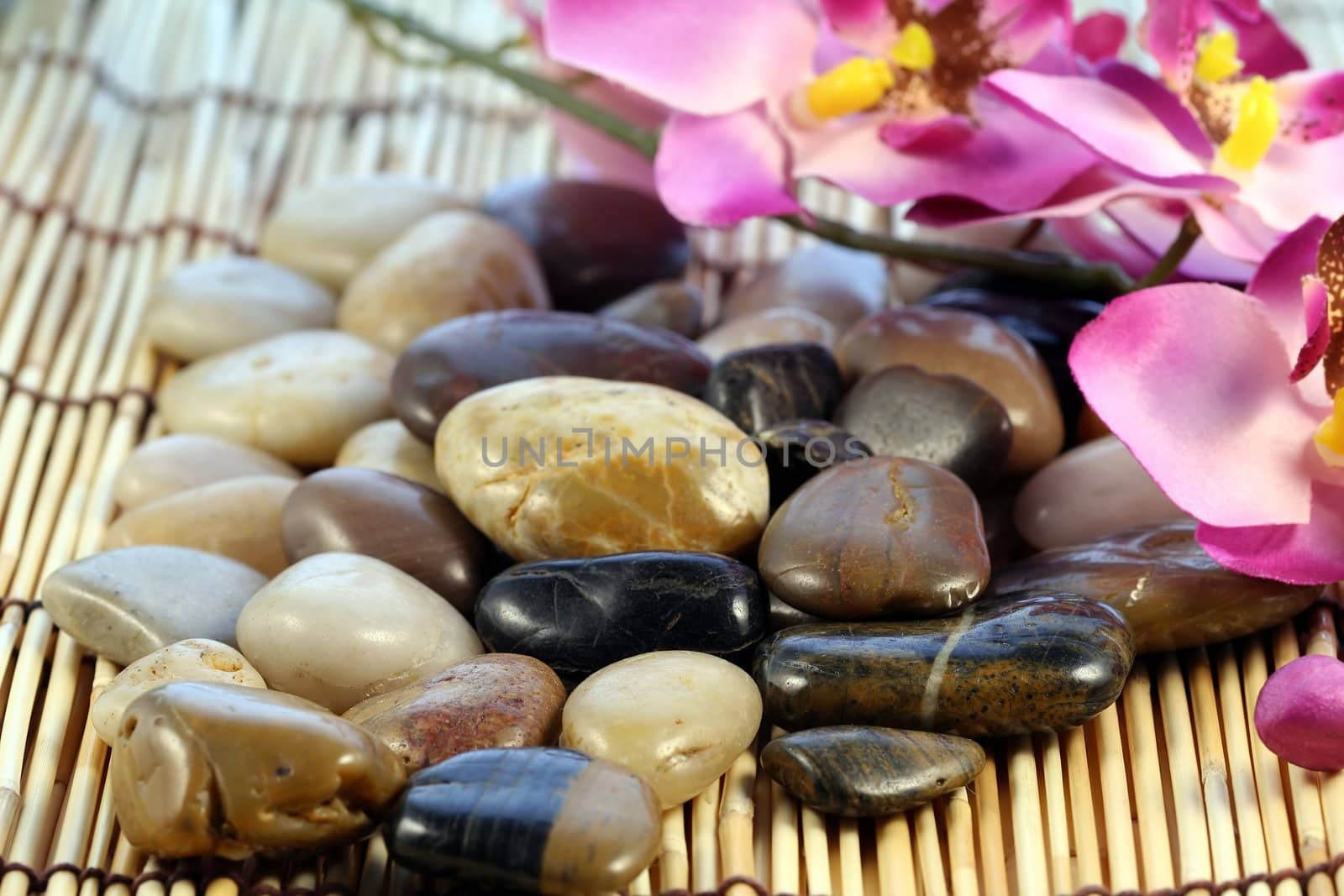 Zen stones setting