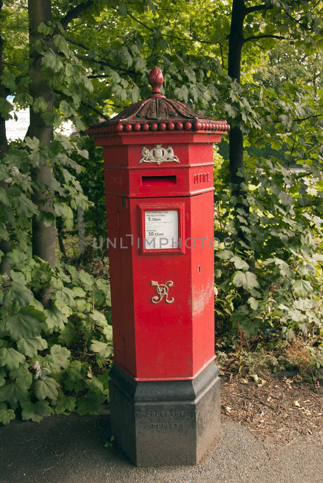 A British Hexagonal Victorian Post Box