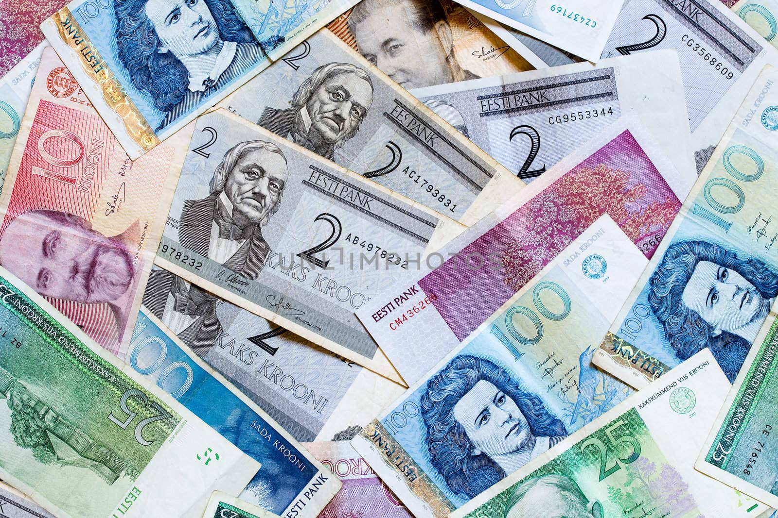 Estonian money by ints