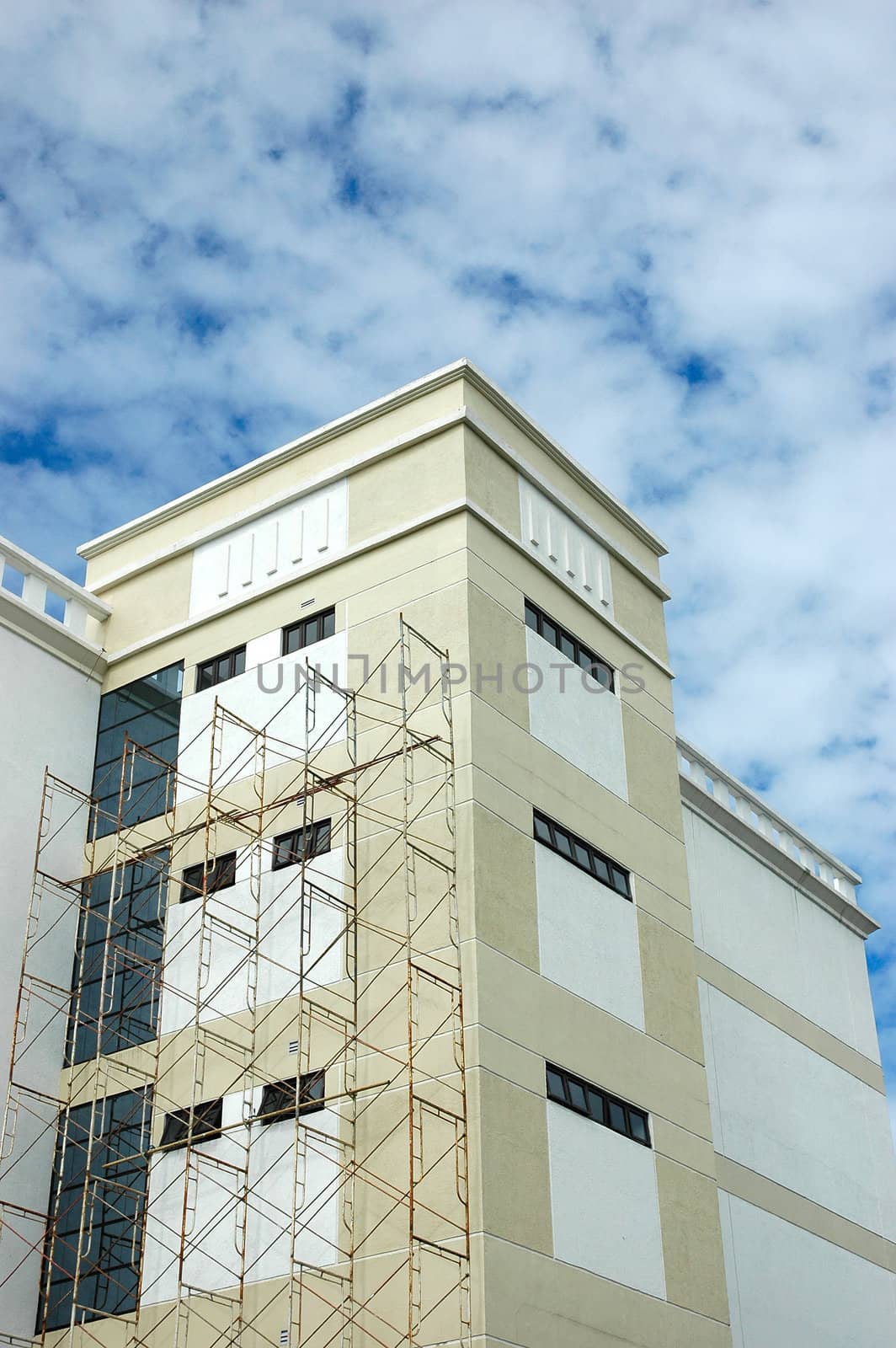 university building with modern design and architecture